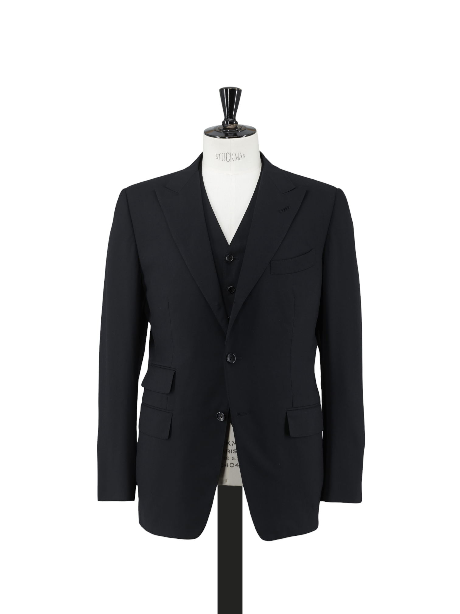 Tom Ford Navy 3-Piece Fine-Wool Regency Suit