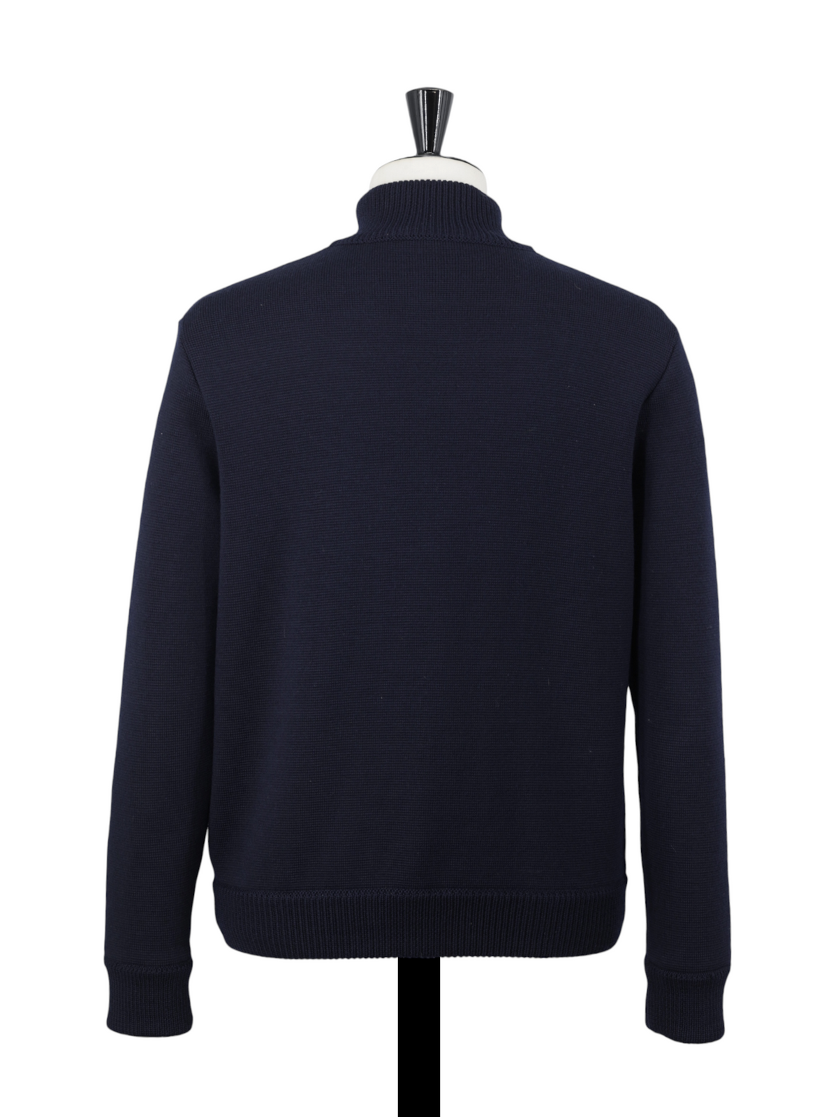 Zanone Navy Rainwool Bomberjacket Cardigan