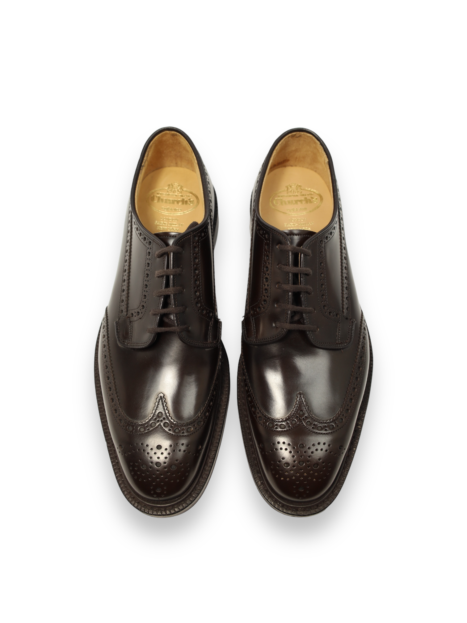 Church's Dark Brown Grafton Brogue Derby Lace-ups