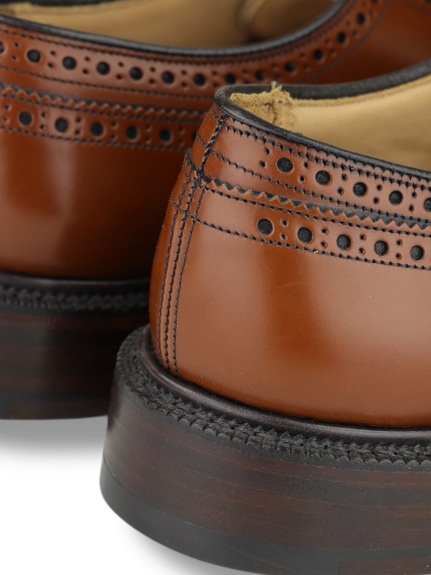 Church's Cognac Brown Grafton Brogue Derby Lace-ups