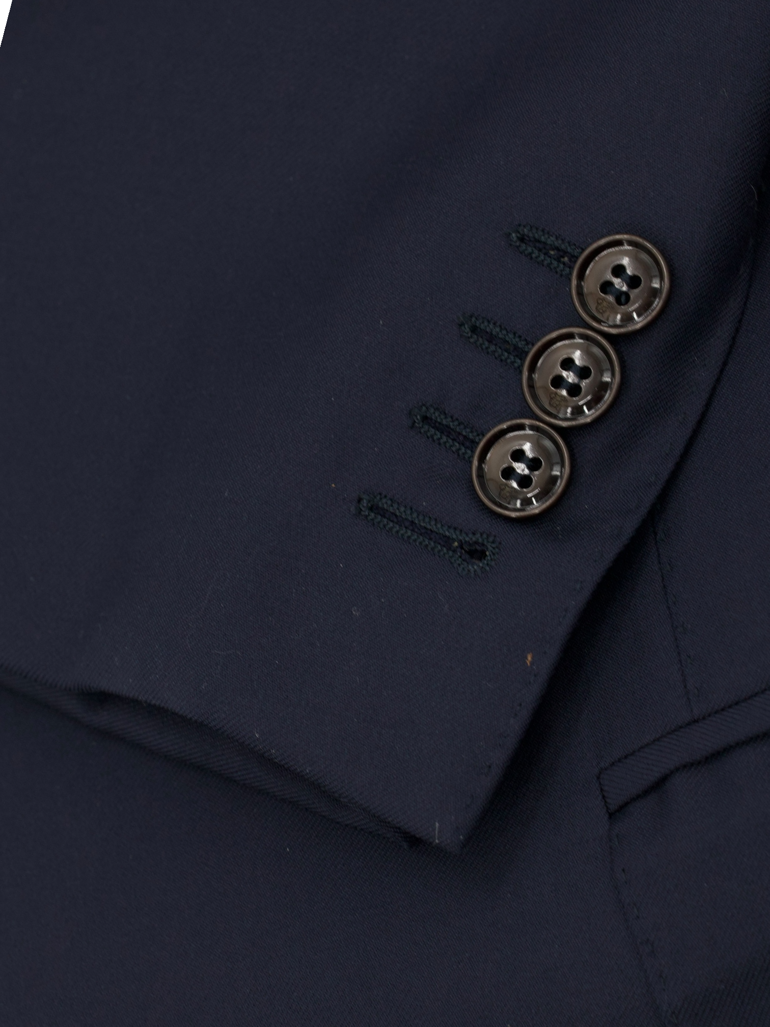 Canali Navy Fine-Wool Essential Twill Suit