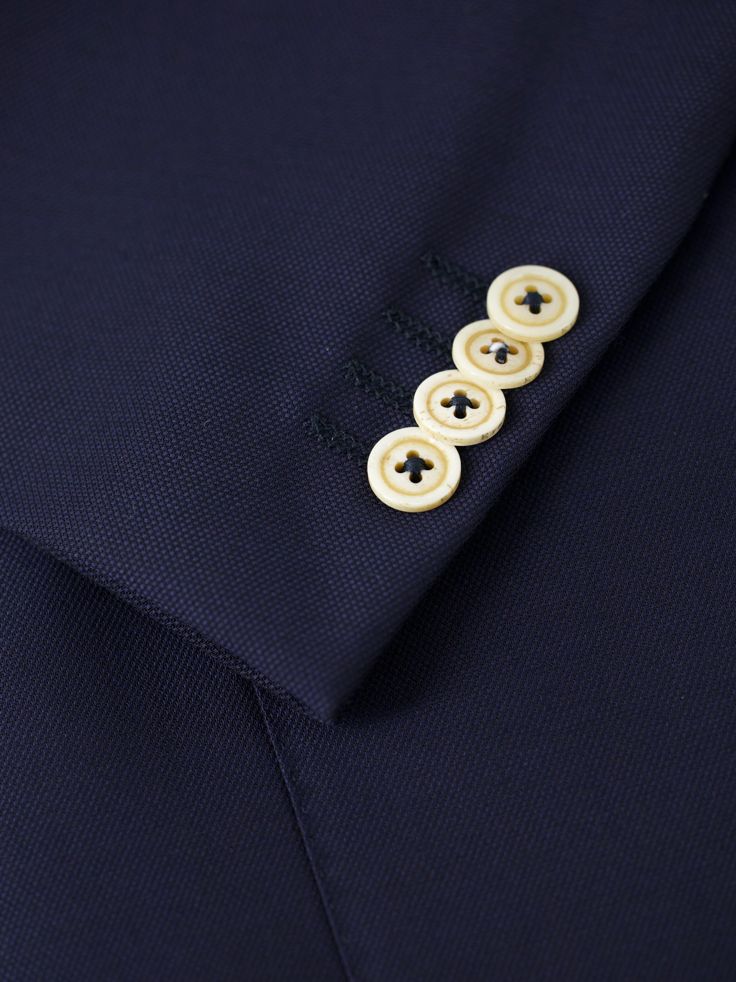 Ermenegildo Zegna Navy Wool "10 Pockets" Birdseye Jacket