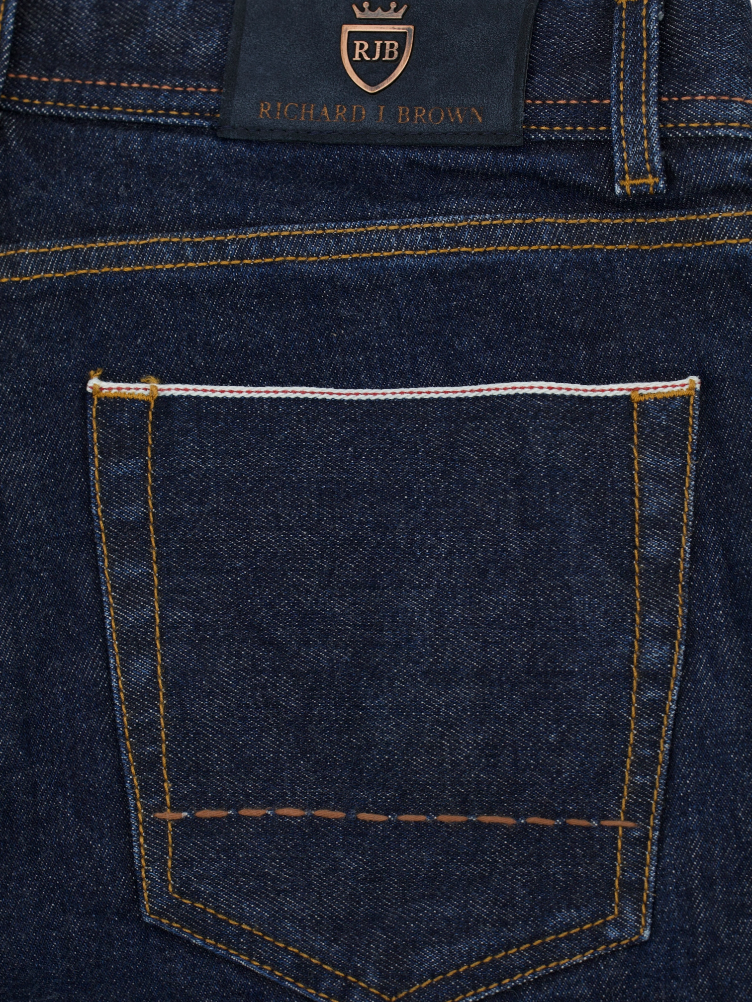 Richard J. Brown Dark Blue Japanese Denim Twill Jeans