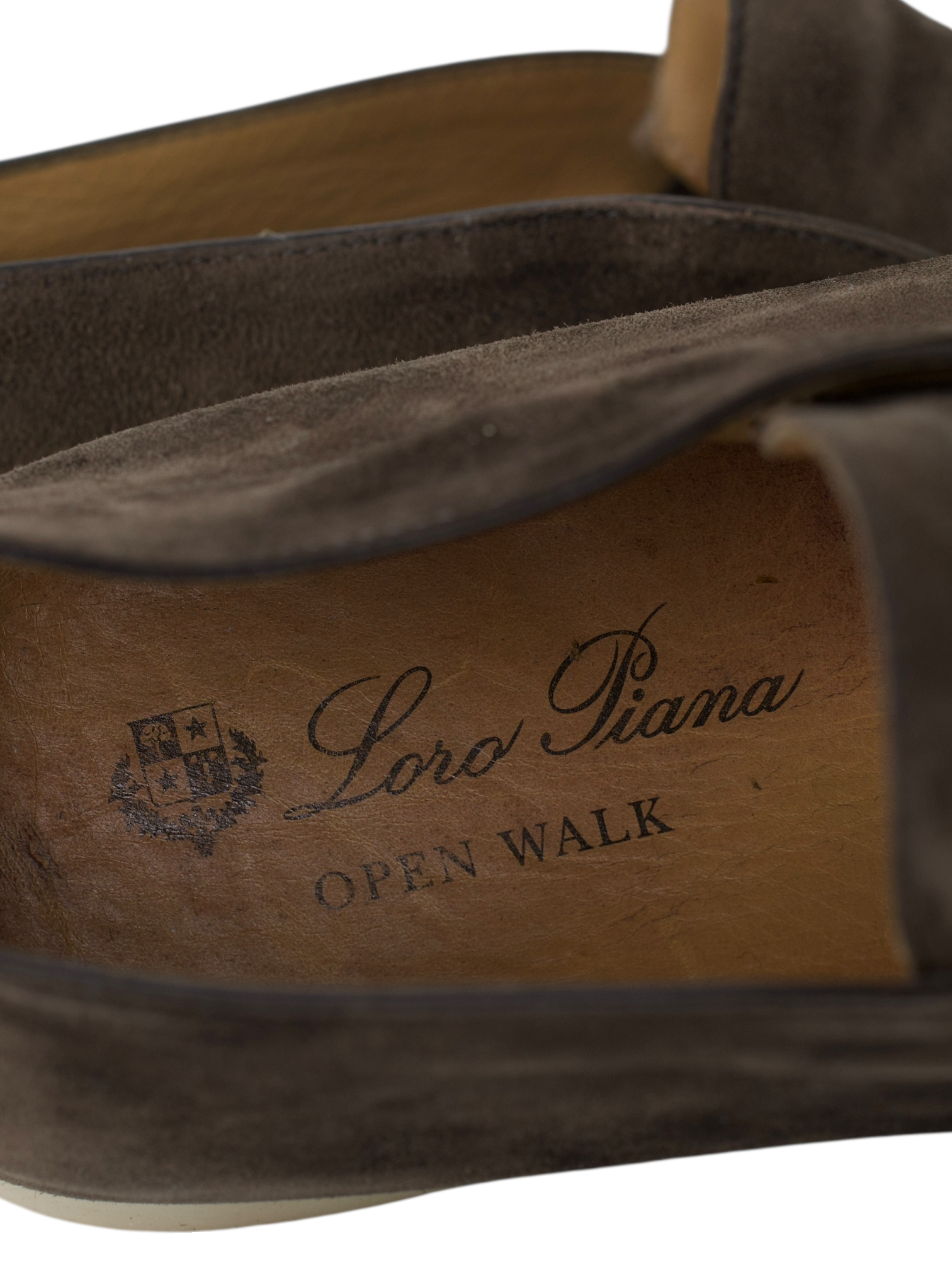 Loro Piana Warm Grey Suede Open Walk Ankle Boots