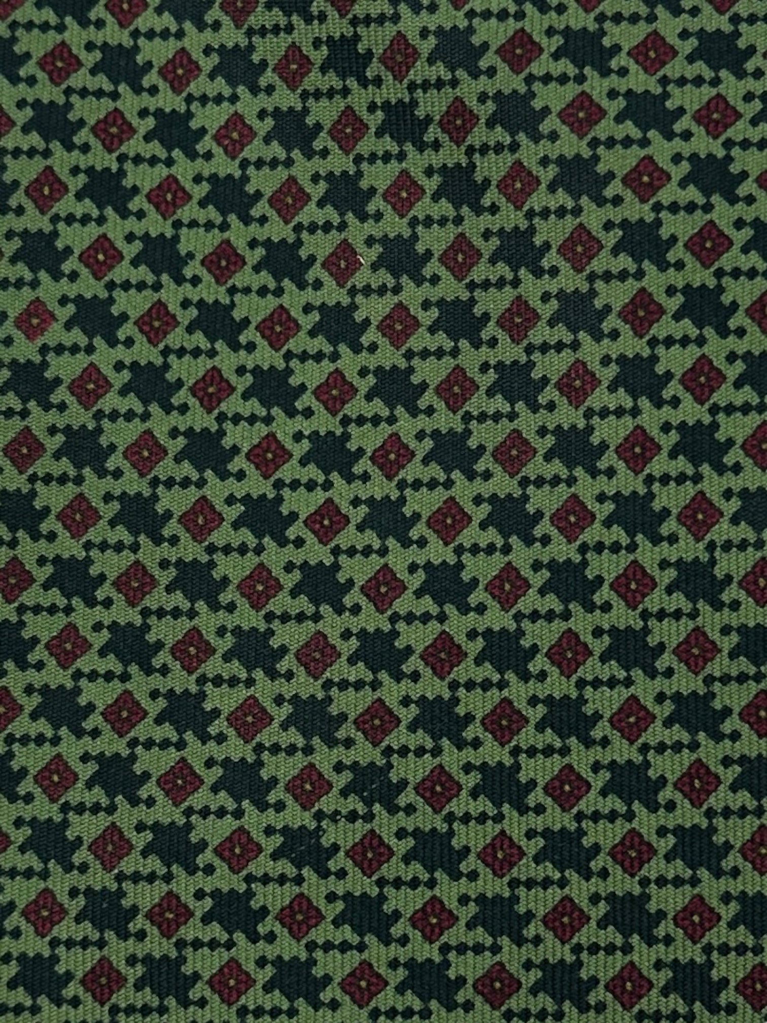 E.Marinella Green Micro Pattern Tie