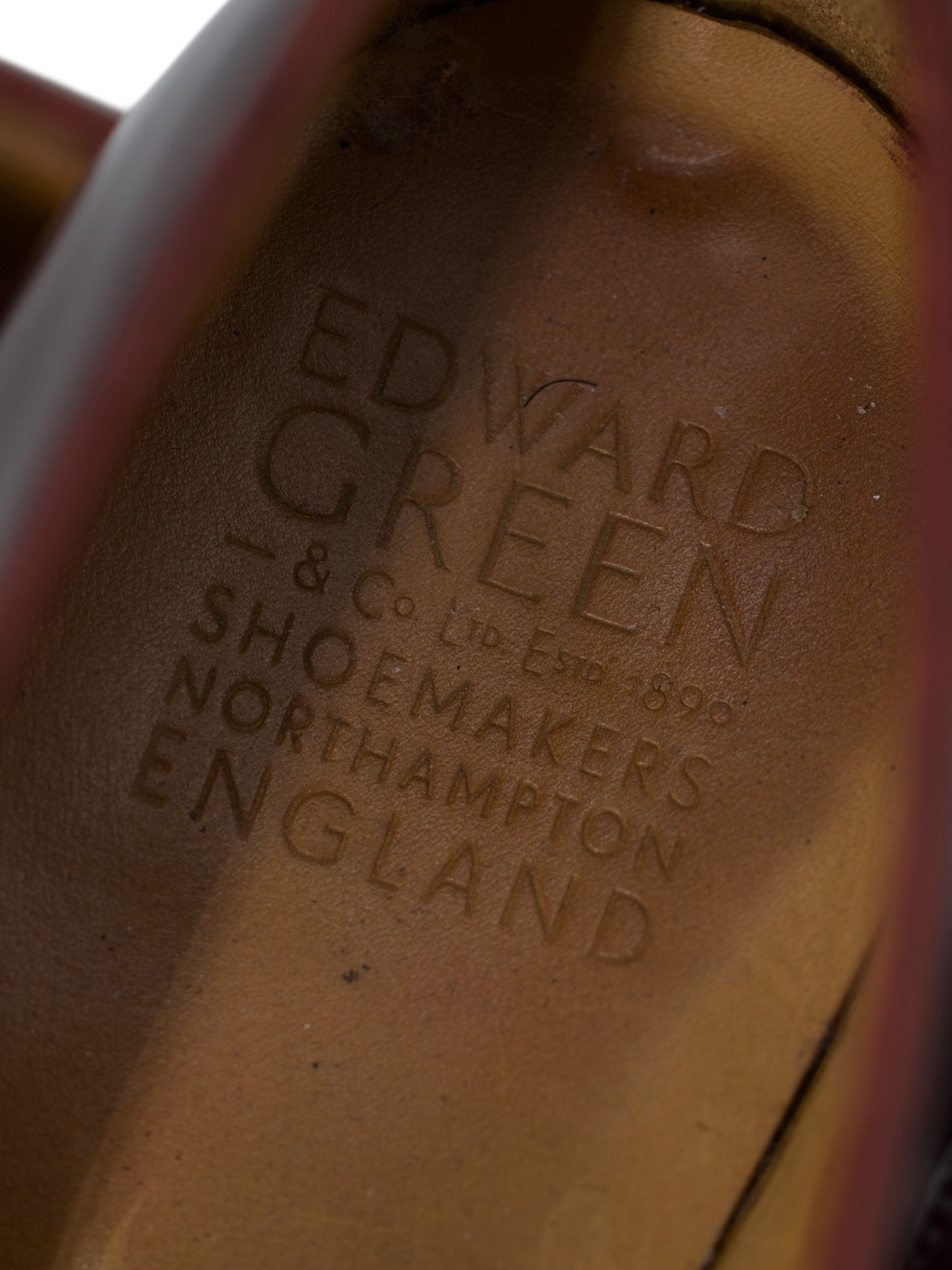 Edward Green Burgundy Cordovan Montepellier Penny Loafer