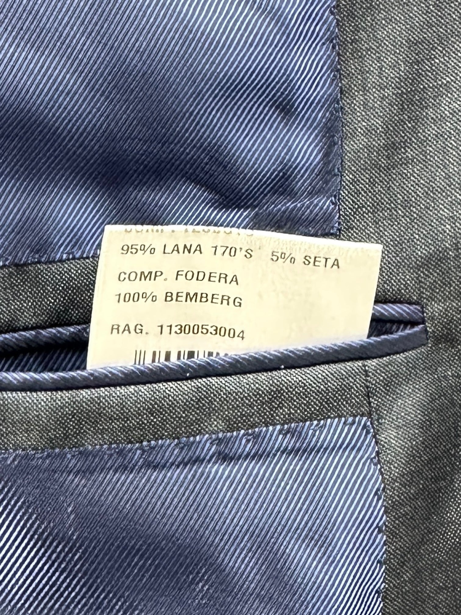 Cesare Attolini Steel Blue S170's & Silk Suit