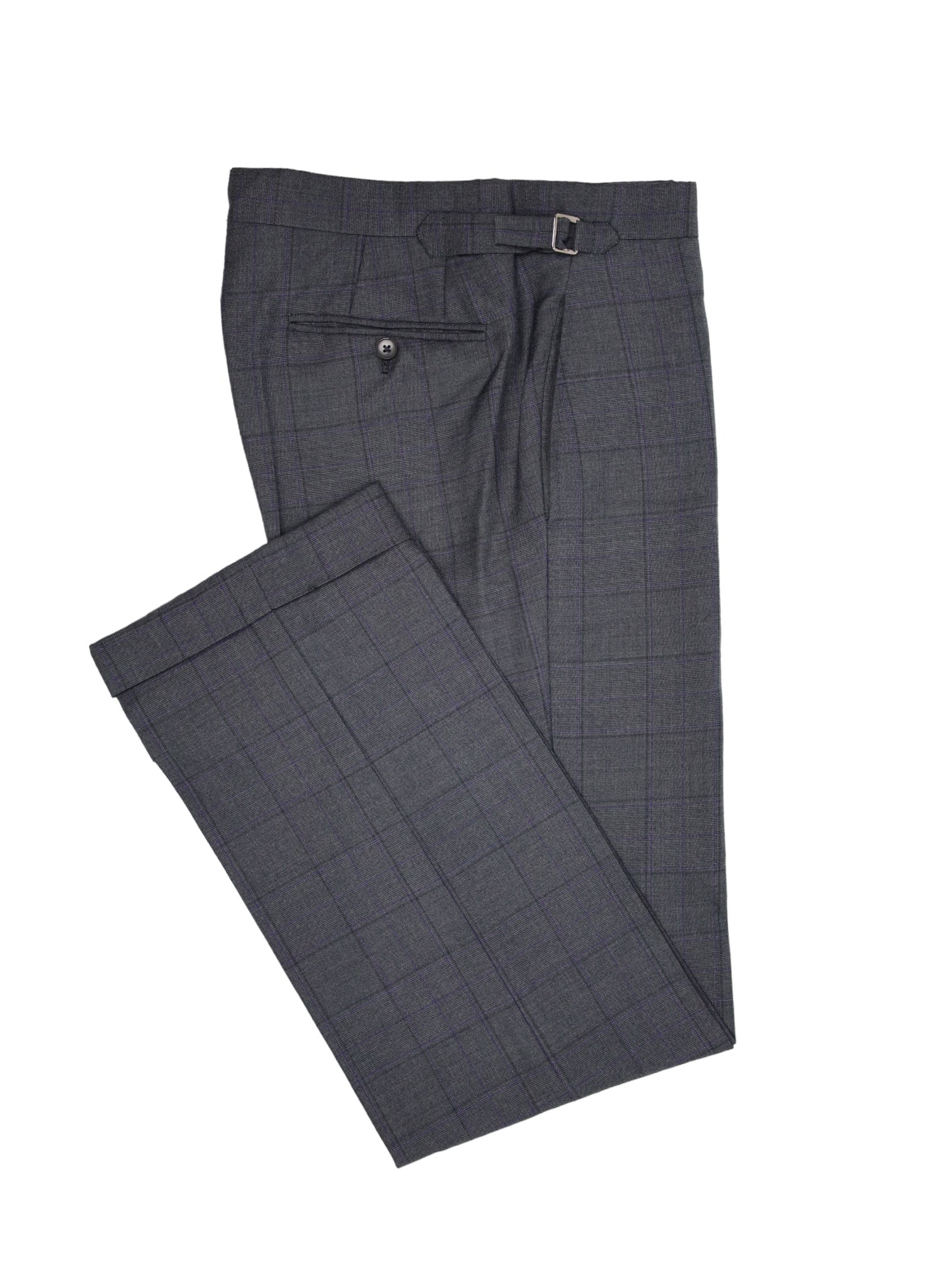 Tom Ford Grey Glenplaid Wool & Silk Suit