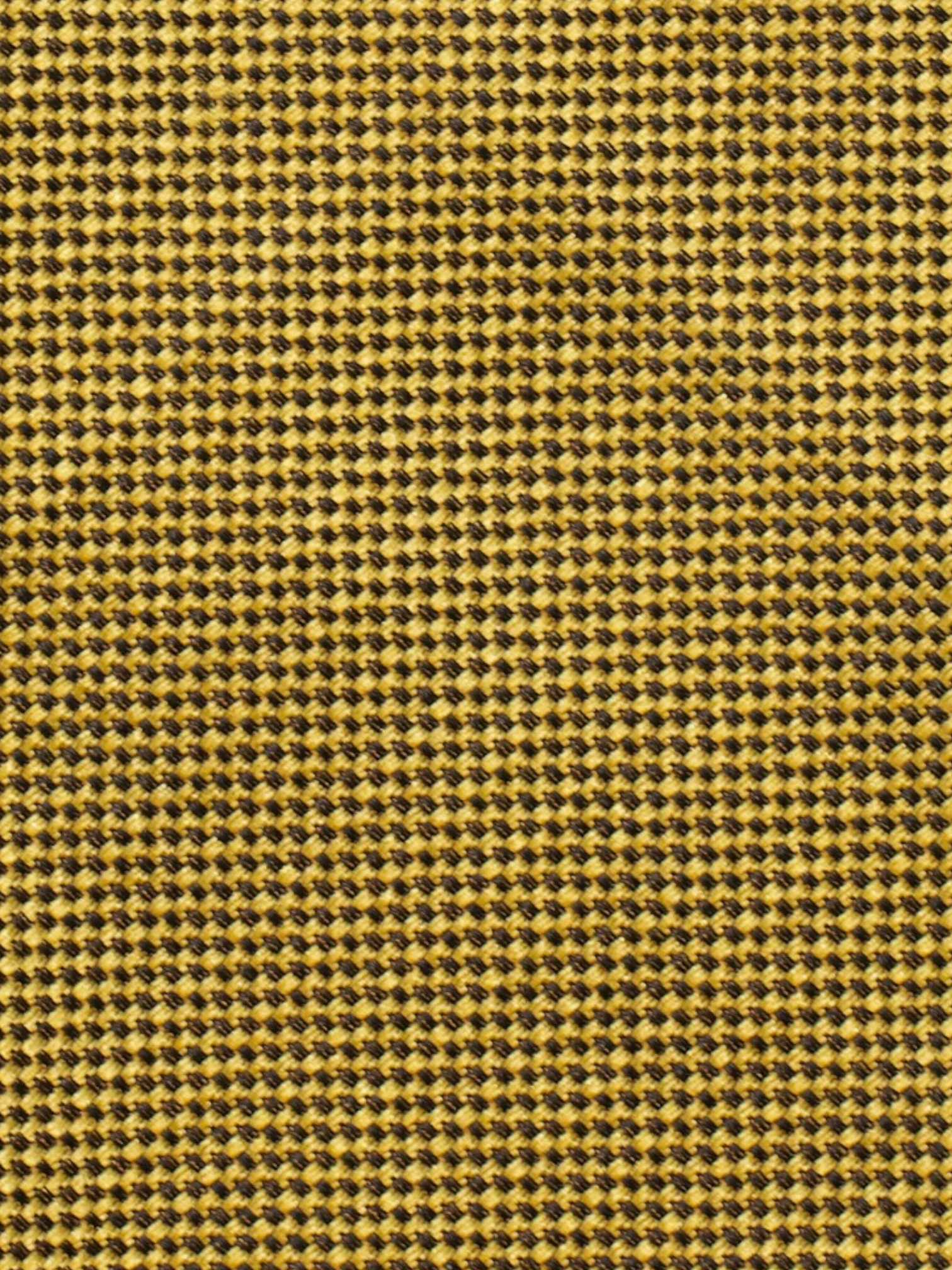 Kiton 5-Fold Gold Silk Micro-Pattern Untipped & Handrolled Tie