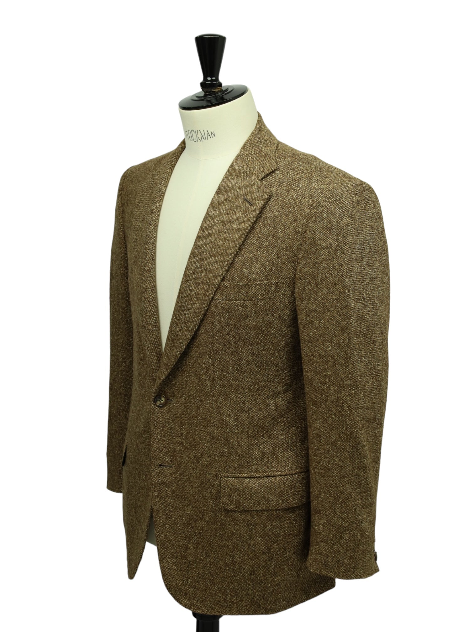 Brioni Brown Birdseye Cashmere Jacket