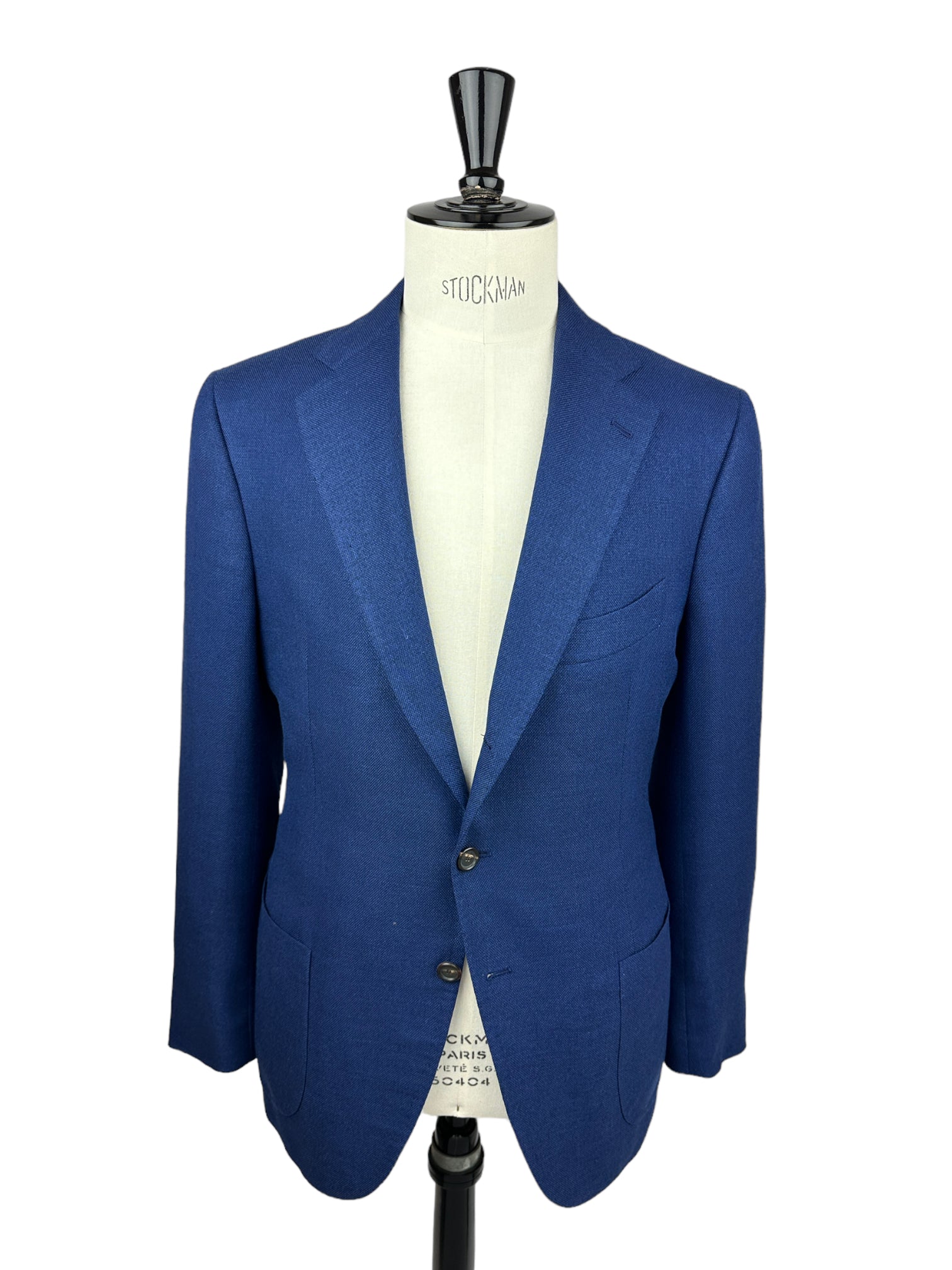 Cesare Attolini Royal Blue Wool, Silk & Linen Jacket