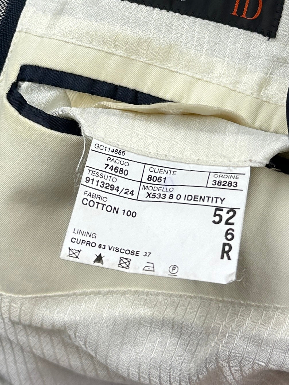 Corneliani ID Taupe Cotton Vespa Jacket