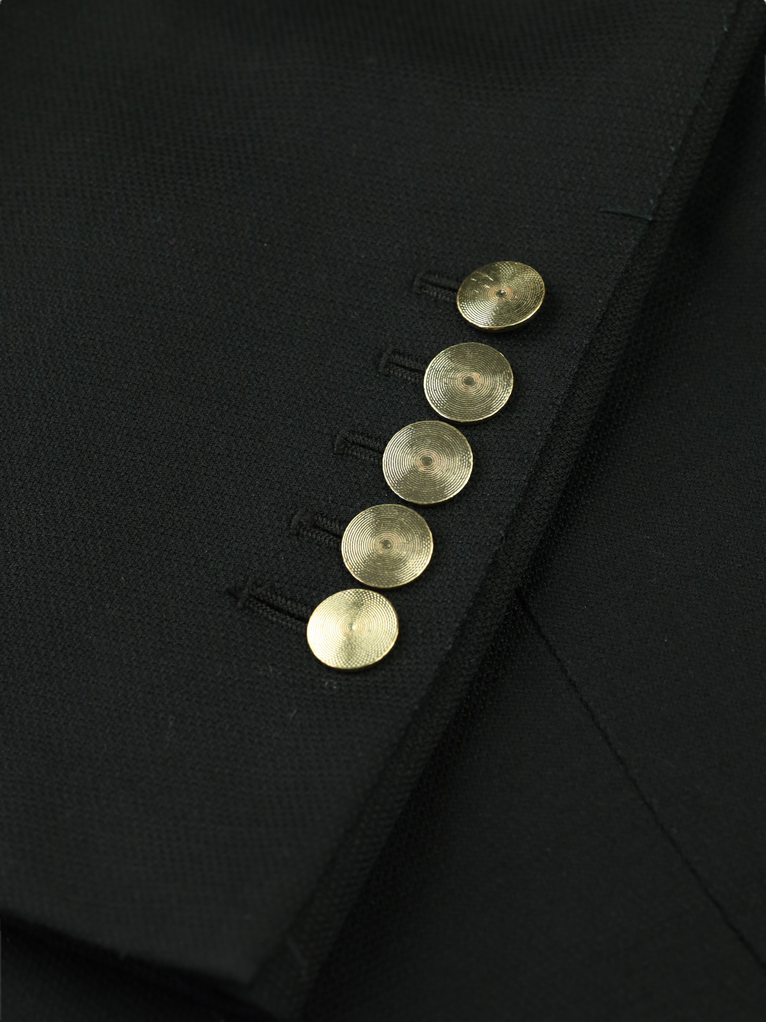 Tom Ford Black Wool & Mohair Hopsack-Blazer Jacket