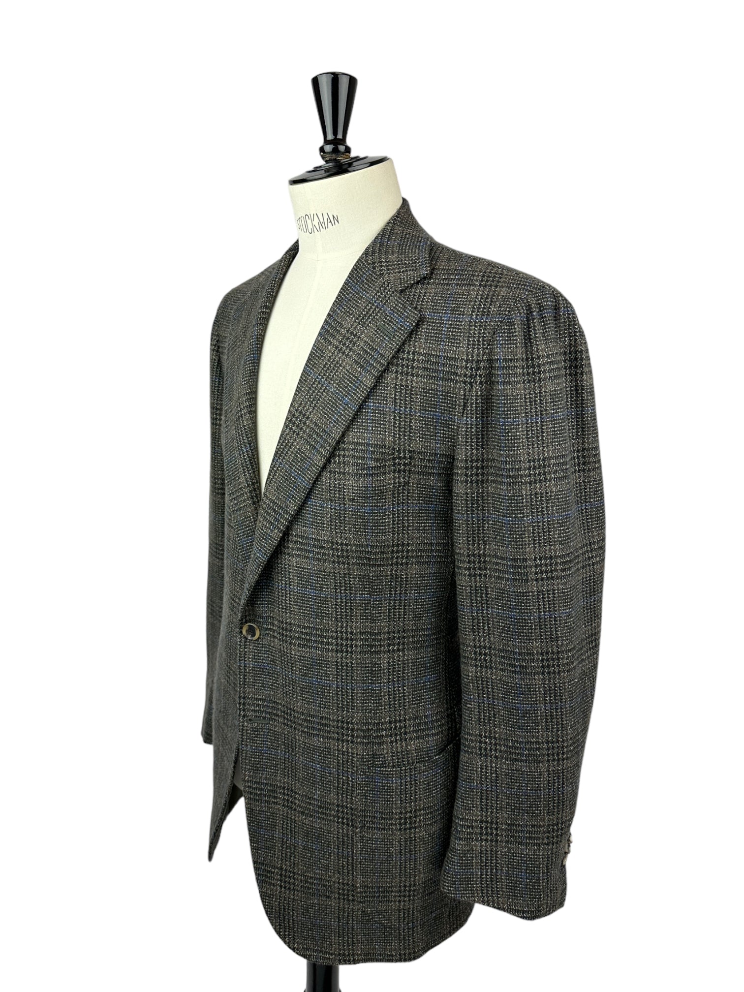 Cesare Attolini Olive Green Prince of Wales Cashmere Jacket