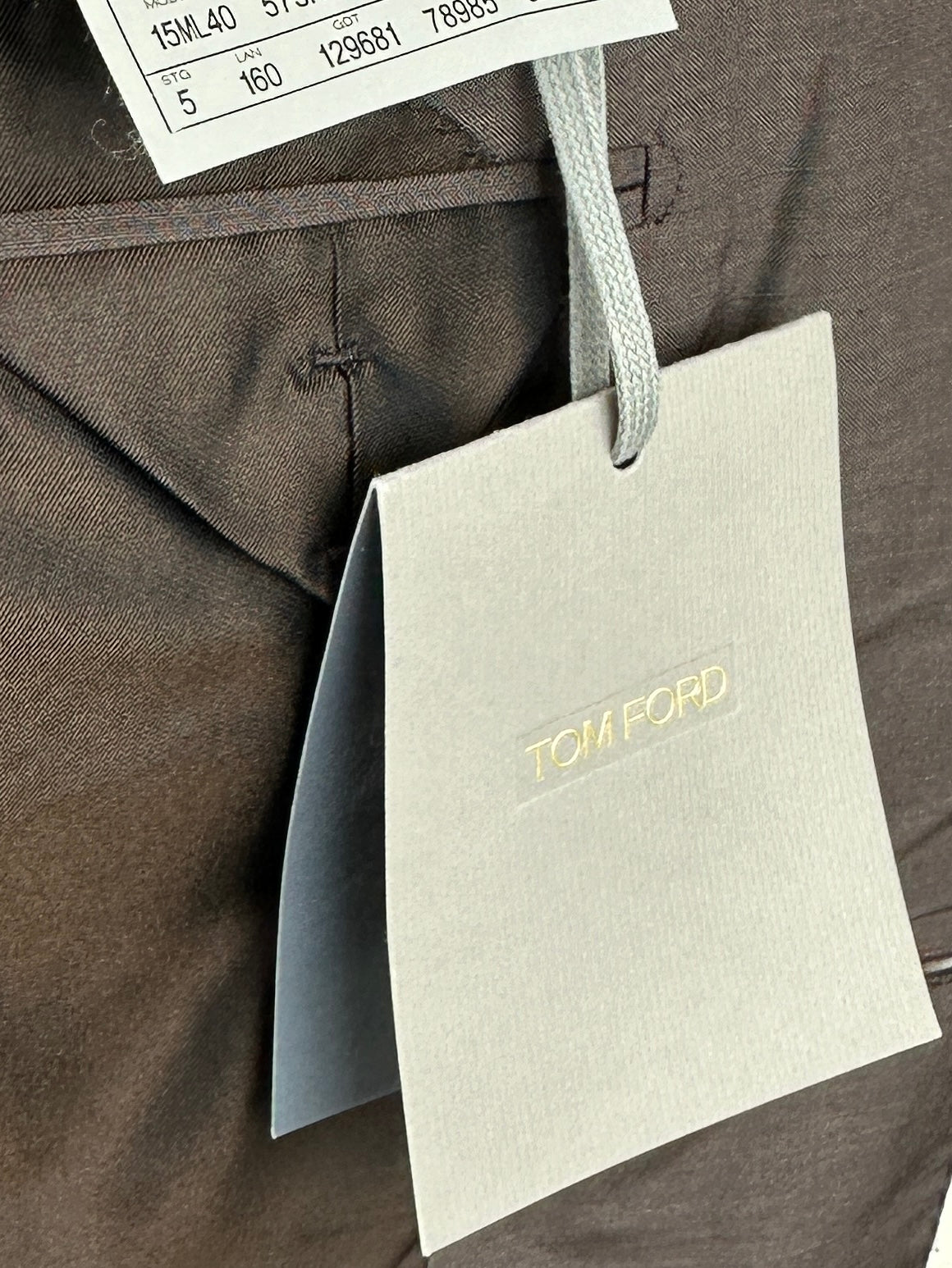 Tom Ford Atticus Chocolate Brown Silk & Linen Suit