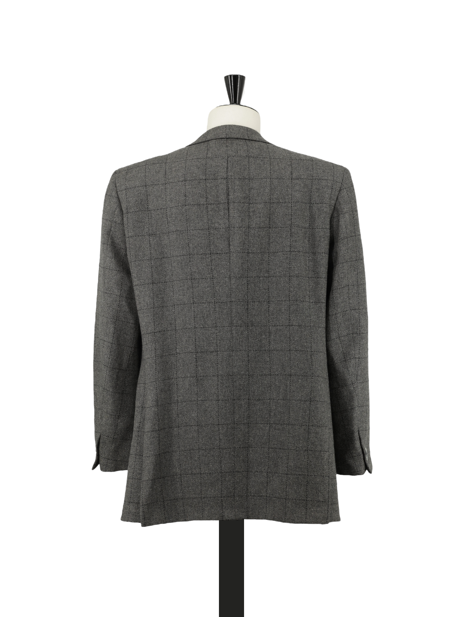 Brioni Vintage Sage Grey Pure Camel Windowpane Traiano Jacket