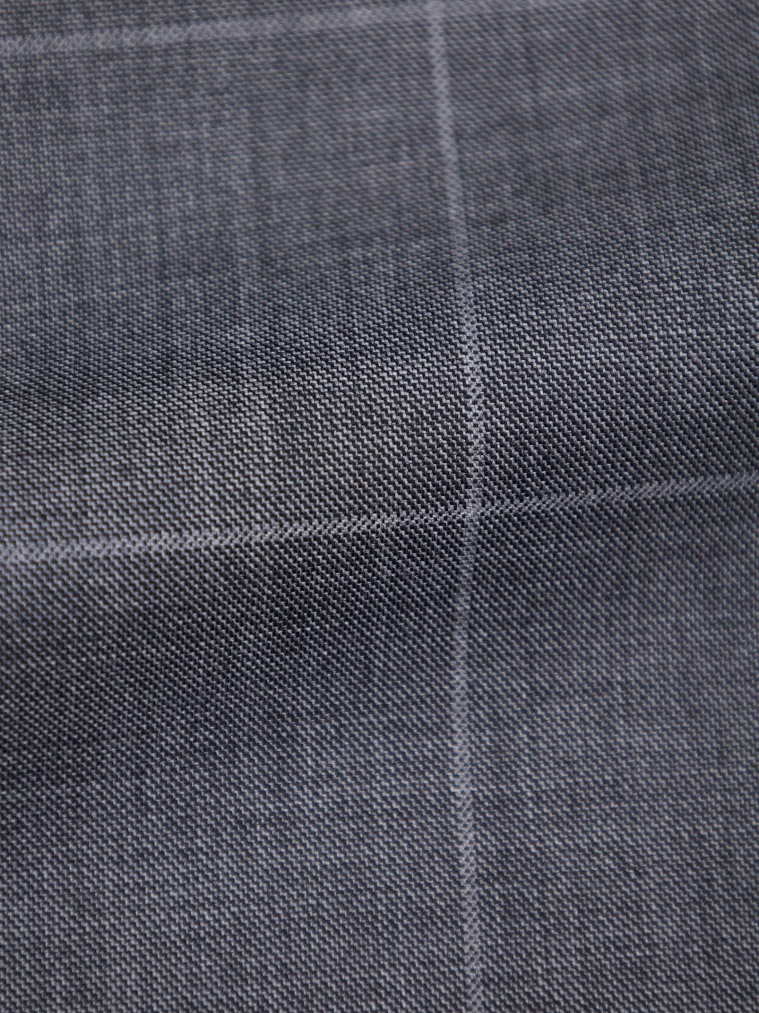 Canali Grey Wool Windowpane Suit + Extra Trousers
