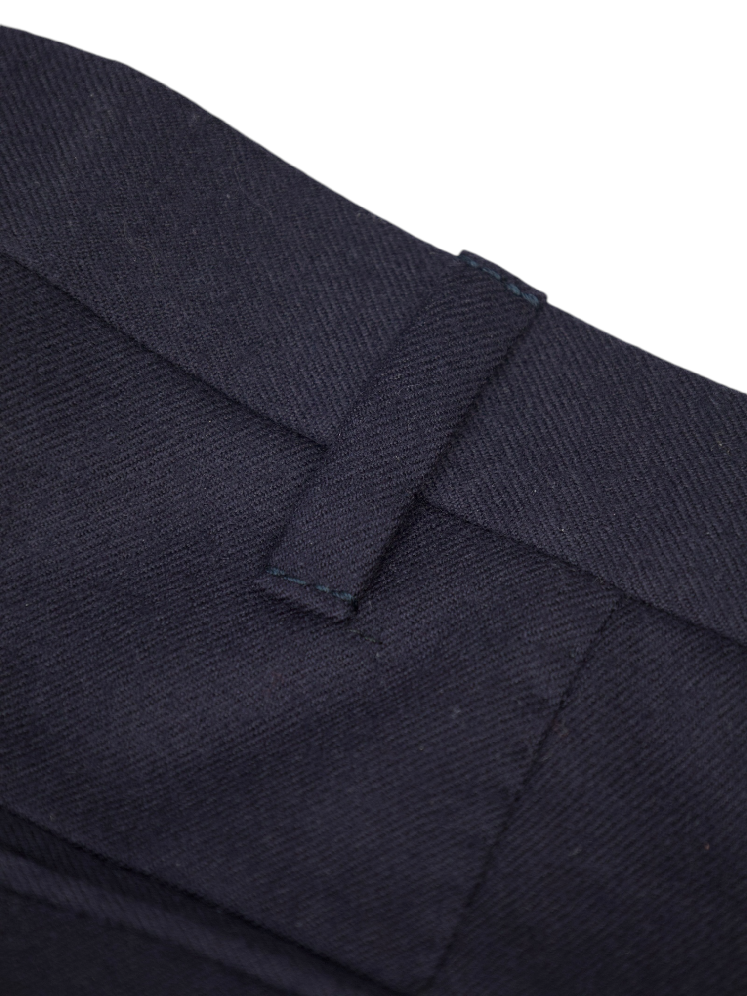 Cesare Attolini Navy Wool Flannel Sartorial Trousers