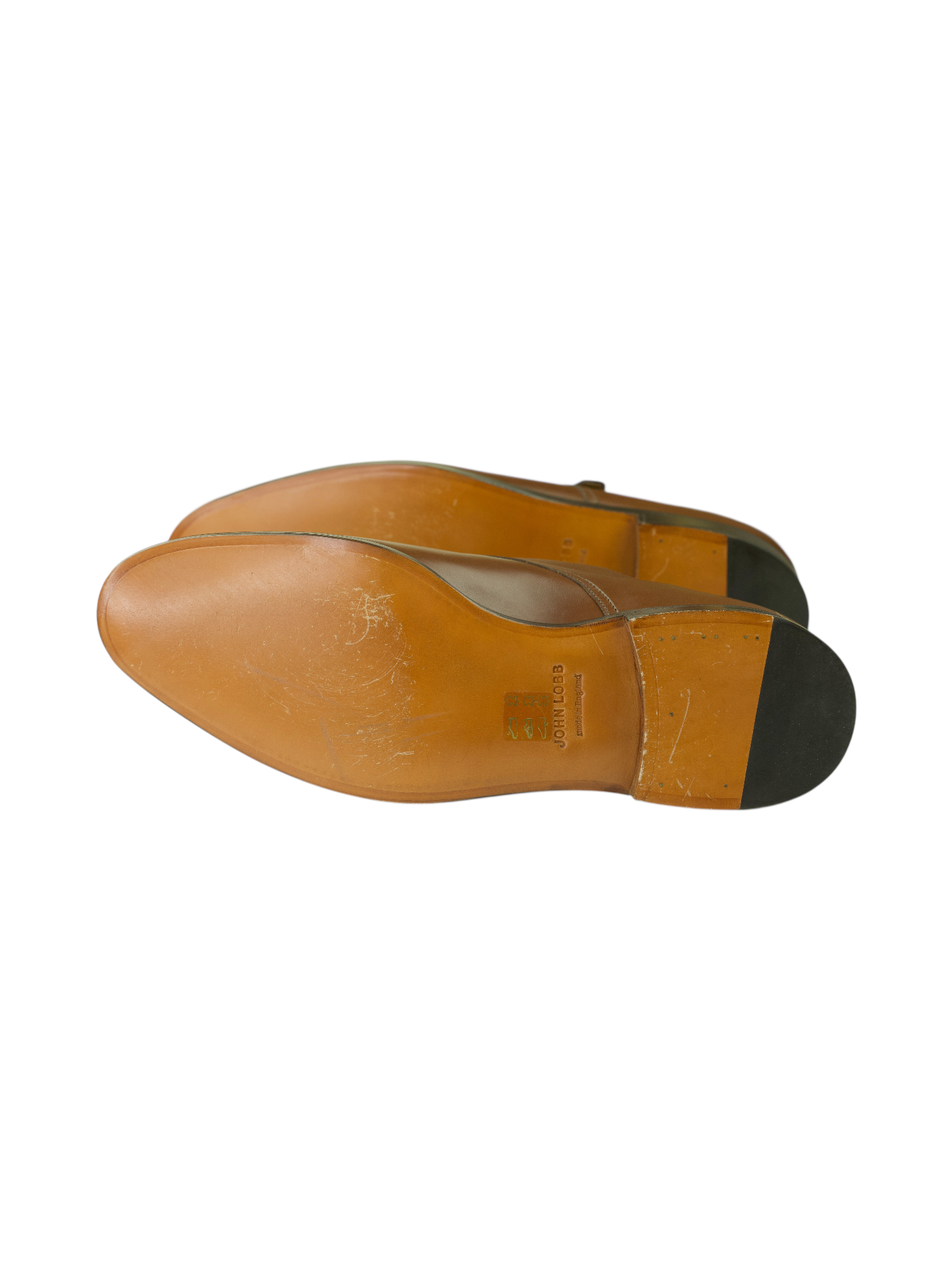 John Lobb Brown Calfleather William Double-Monk Straps