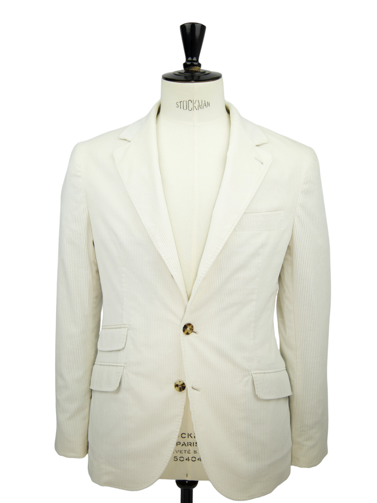 Brunello Cucinelli Offwhite Cotton Corduroy Jacket