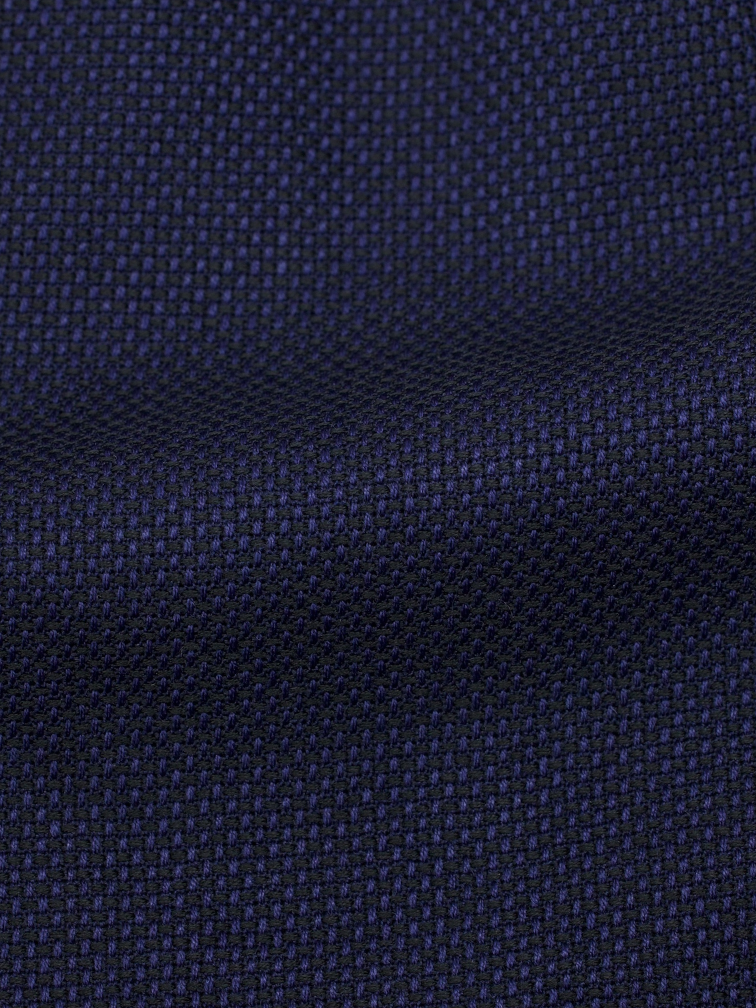 Cesare Attolini Navy Pure Wool Bicolor Micro-Pattern Jacket