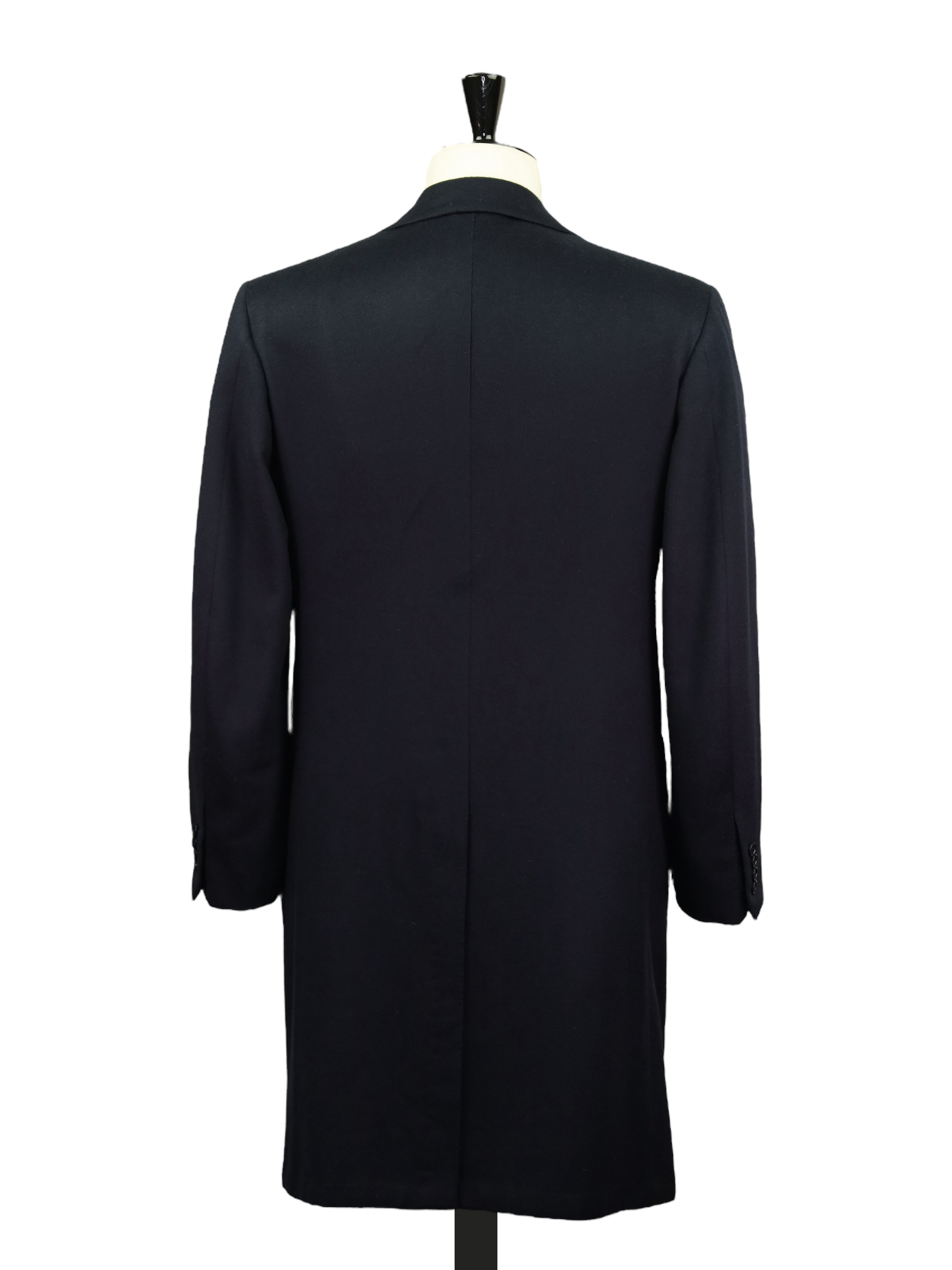 Kiton Navy Pure Plushy-Cashmere Timeless Overcoat