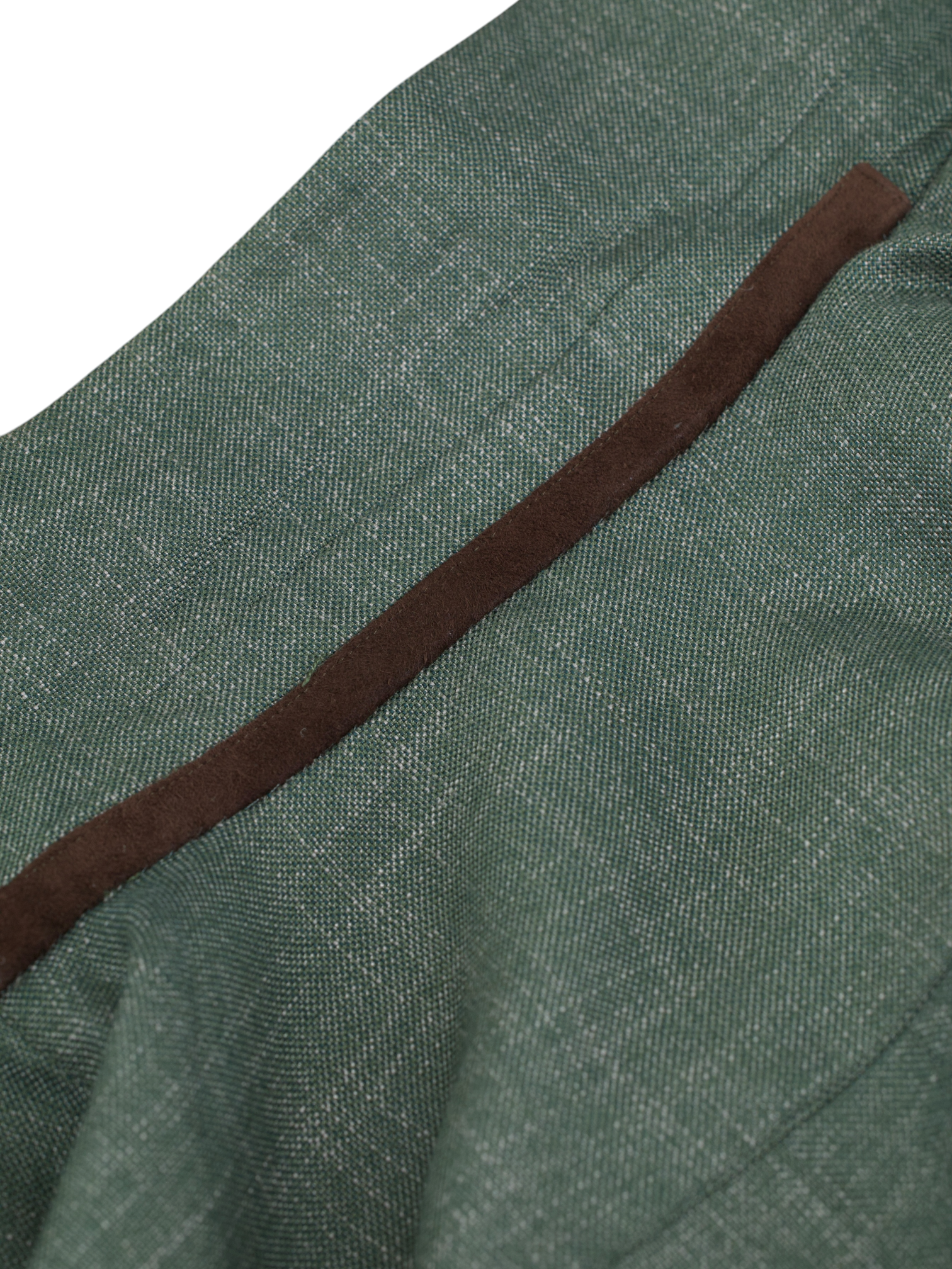 100 Hands Sage Green Huddersfield Bamboo Pinpoint Overshirt