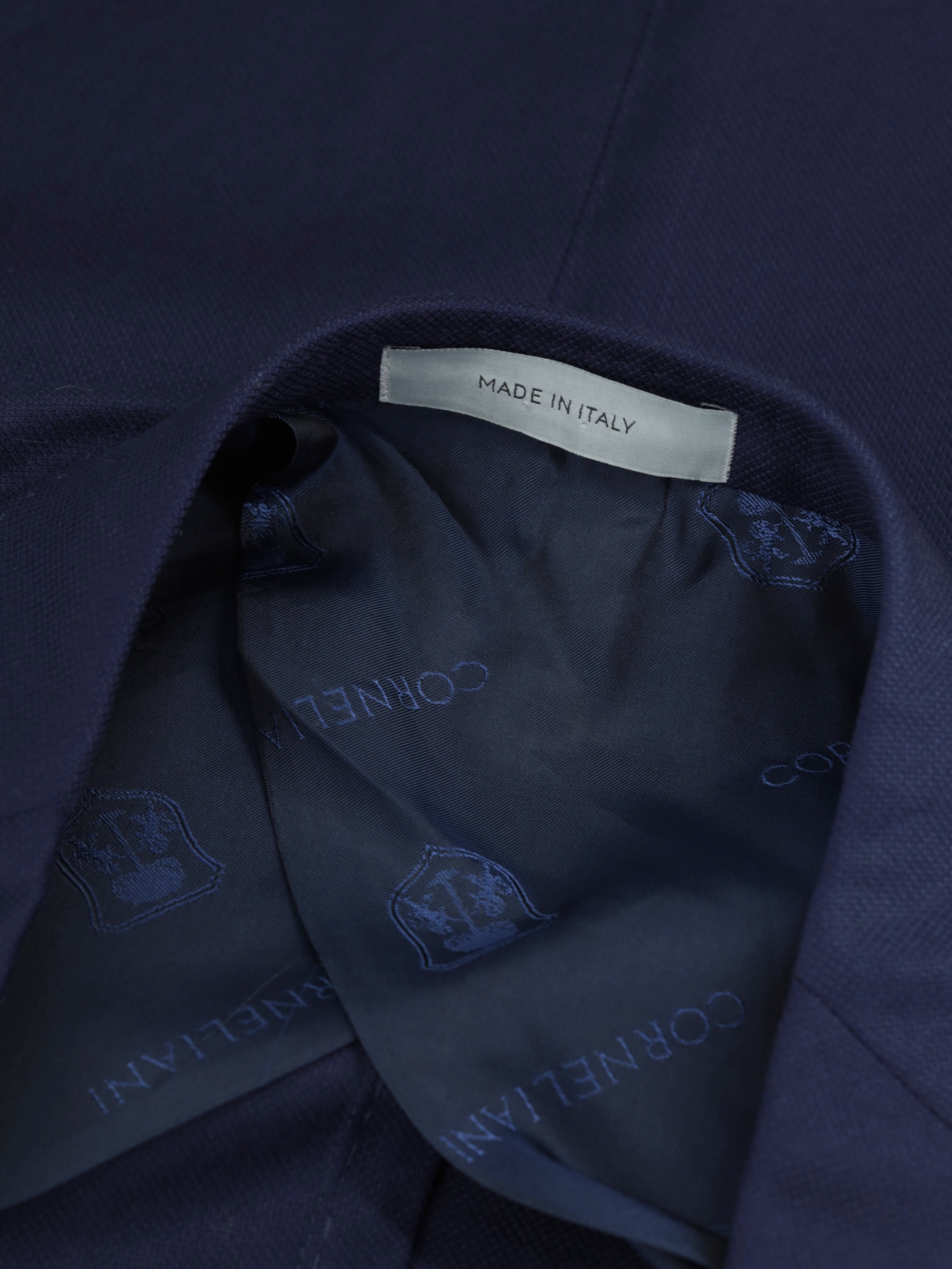 Corneliani Sartoria Navy Fine-Wool Blazer Jacket