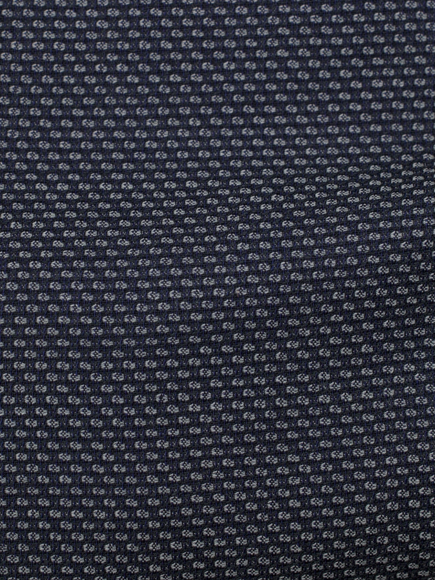 Ermenegildo Zegna Steel Grey "Cool Effect" Wool Micro-Pattern Jacket