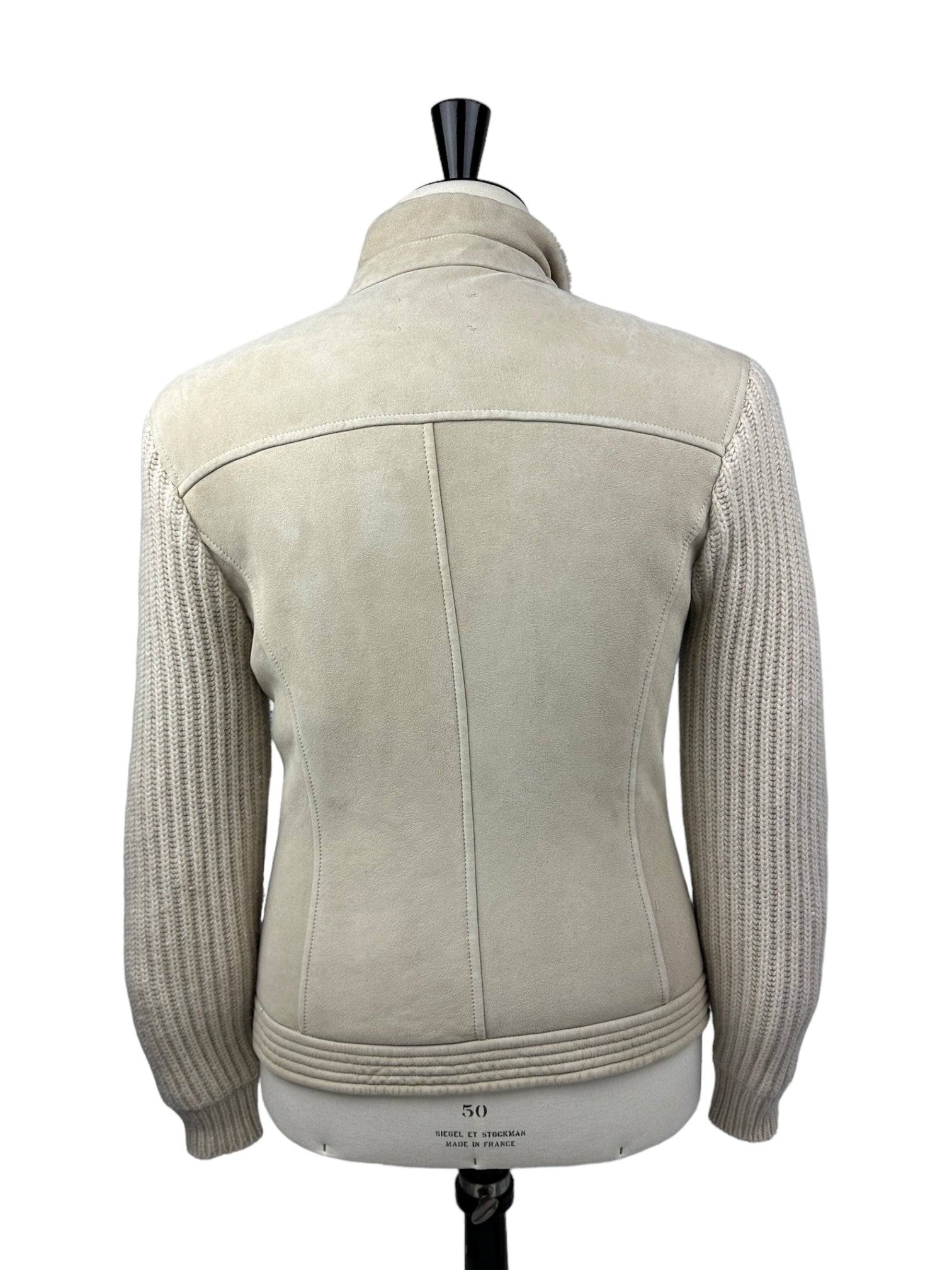 Brunello Cucinelli Beige Shearling Jacket