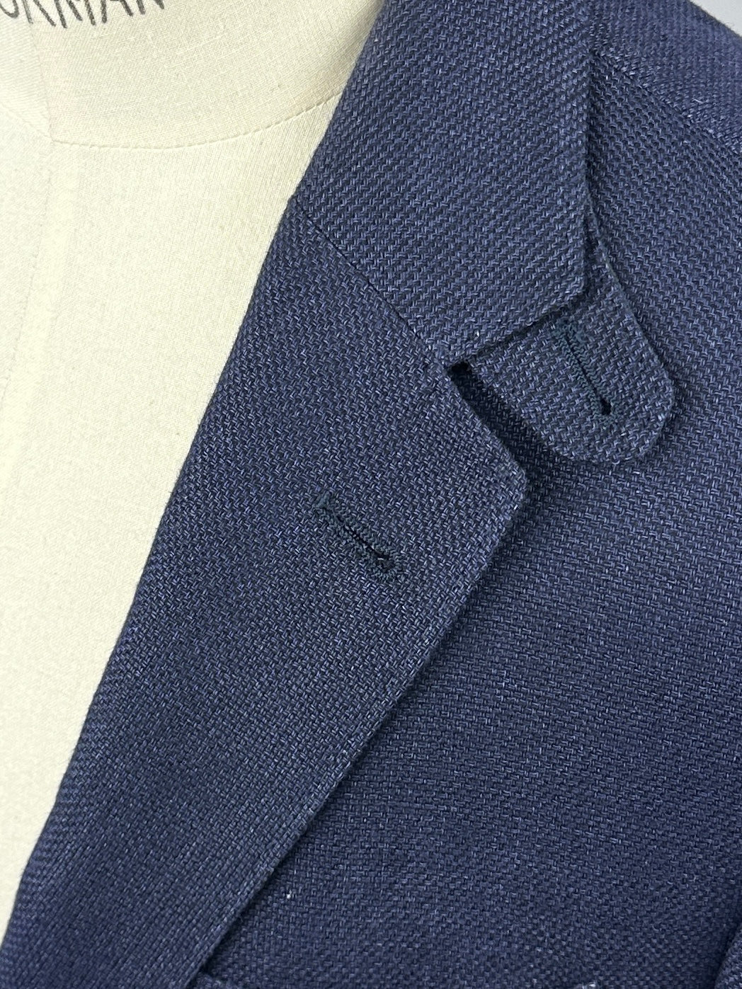 Corneliani ID Blue Linen Vespa Jacket