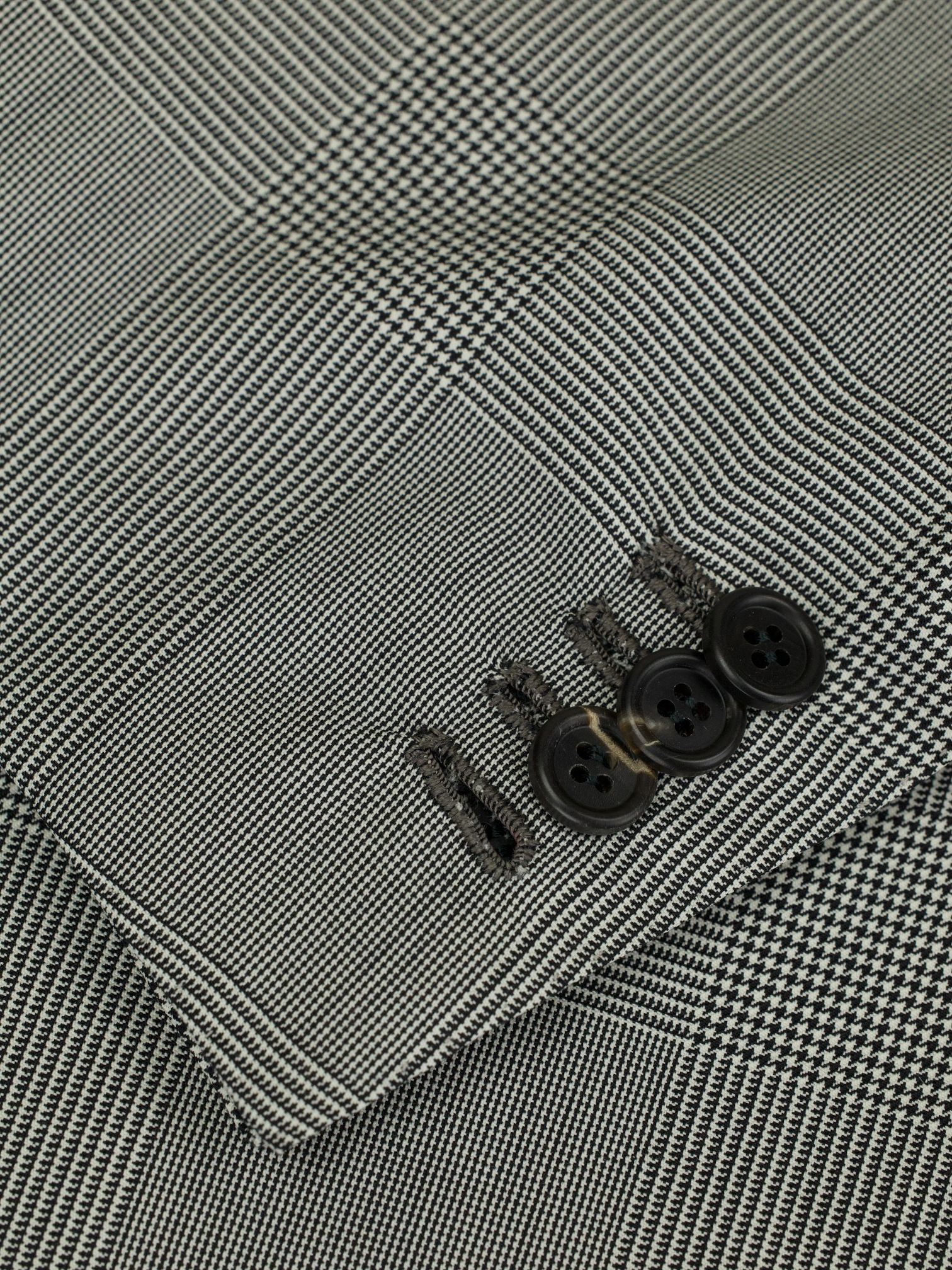 Orazio Luciano & Ambrosi Grey Double-Breasted Prince of Wales Suit