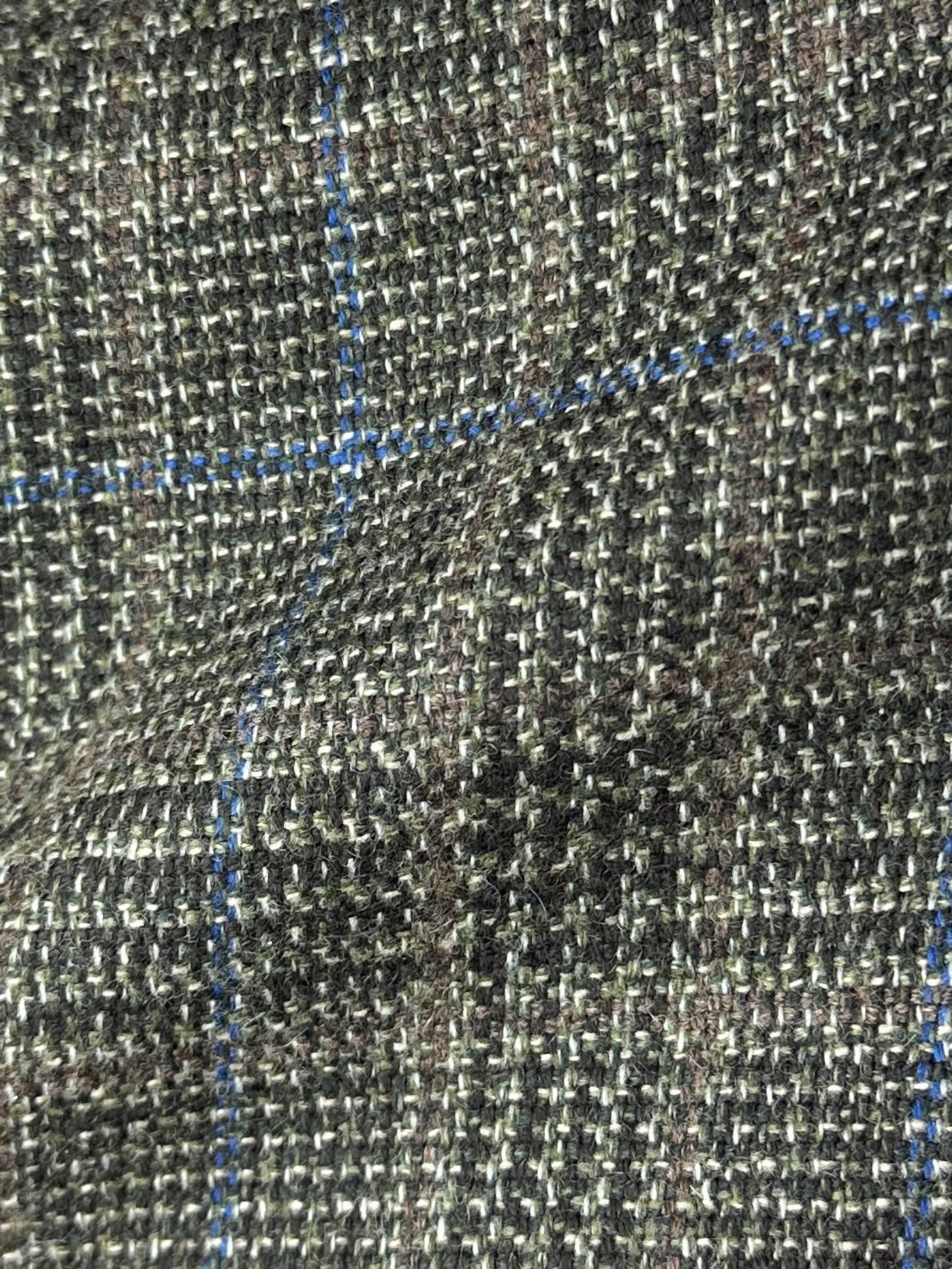 Cesare Attolini Olive Green Prince of Wales Cashmere Jacket