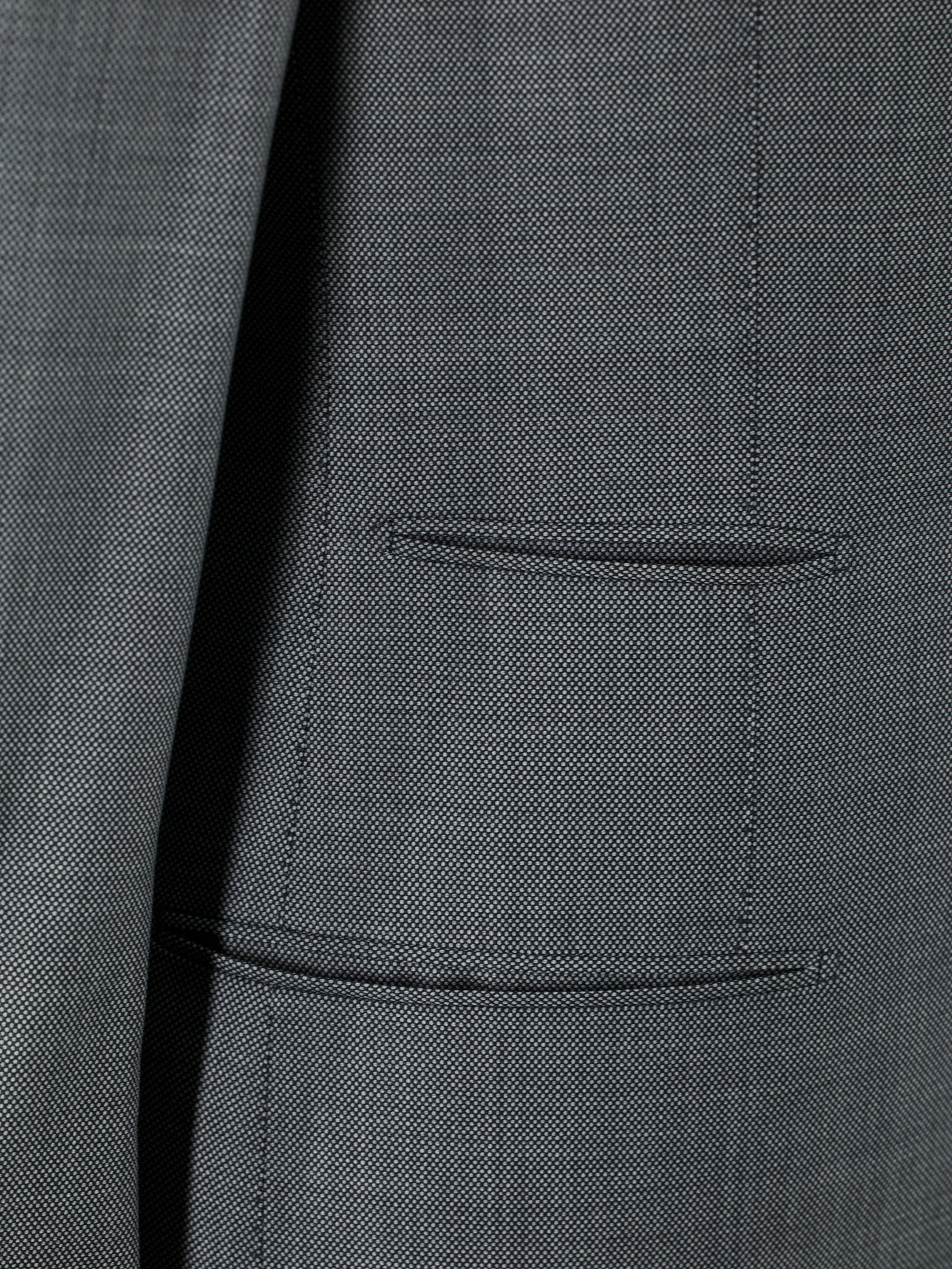 Cesare Attolini Light Grey Super 130's Birdseye Suit