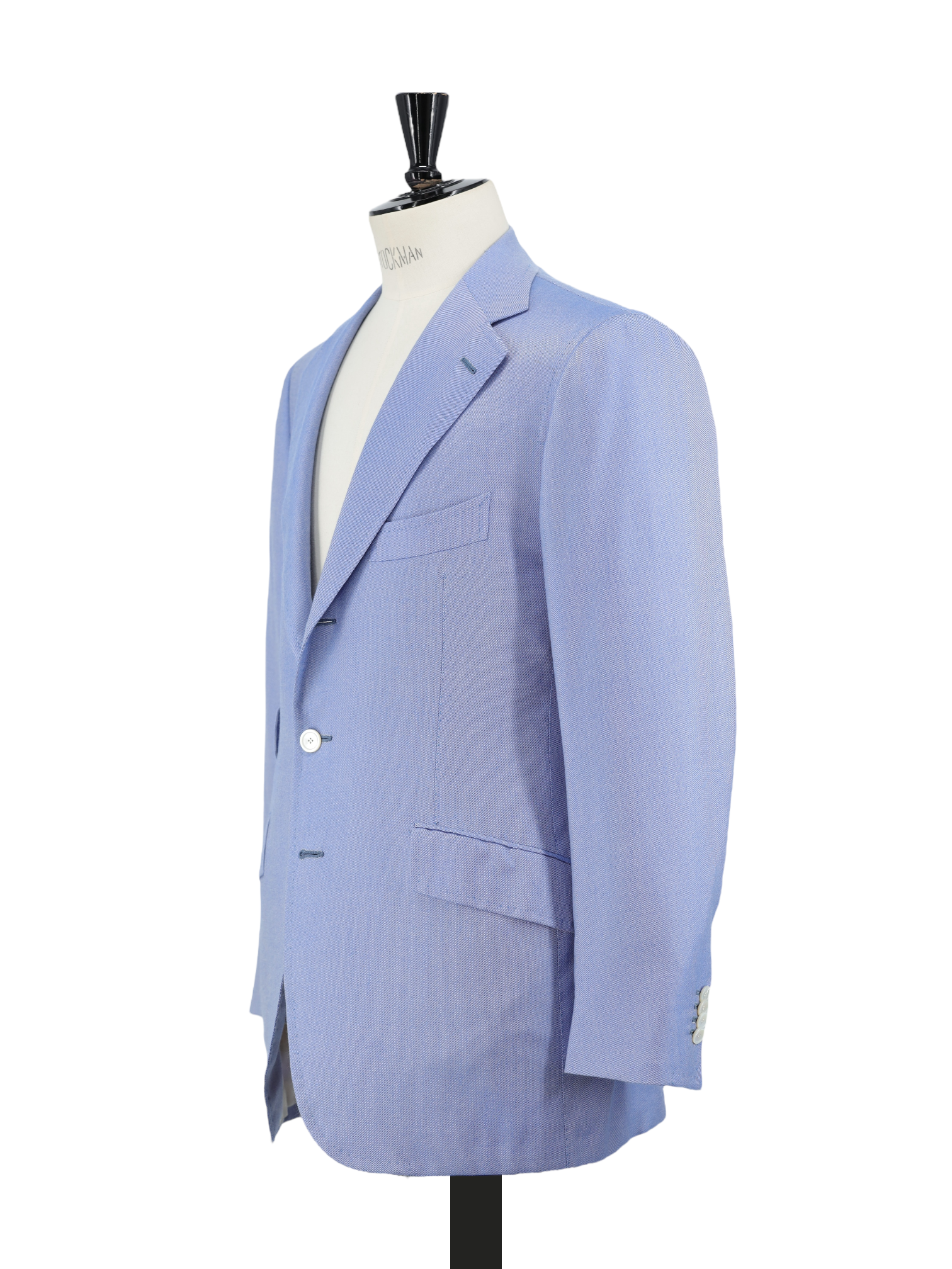 Cesare Attolini Light Blue Cashmere & Silk Twill Jacket