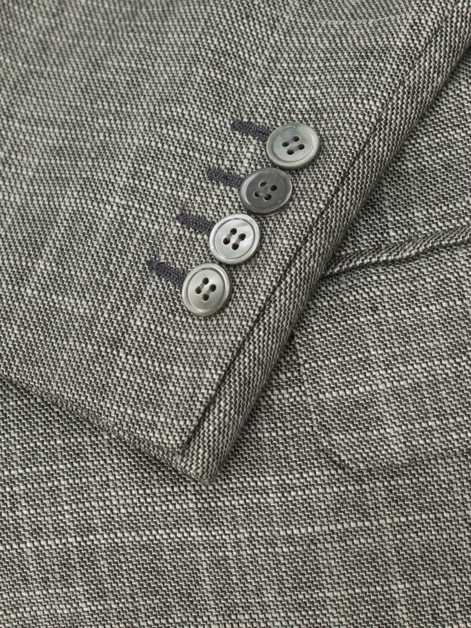 Brioni Light Grey Cashmere & Silk Micro-Pattern "Natural" Jacket
