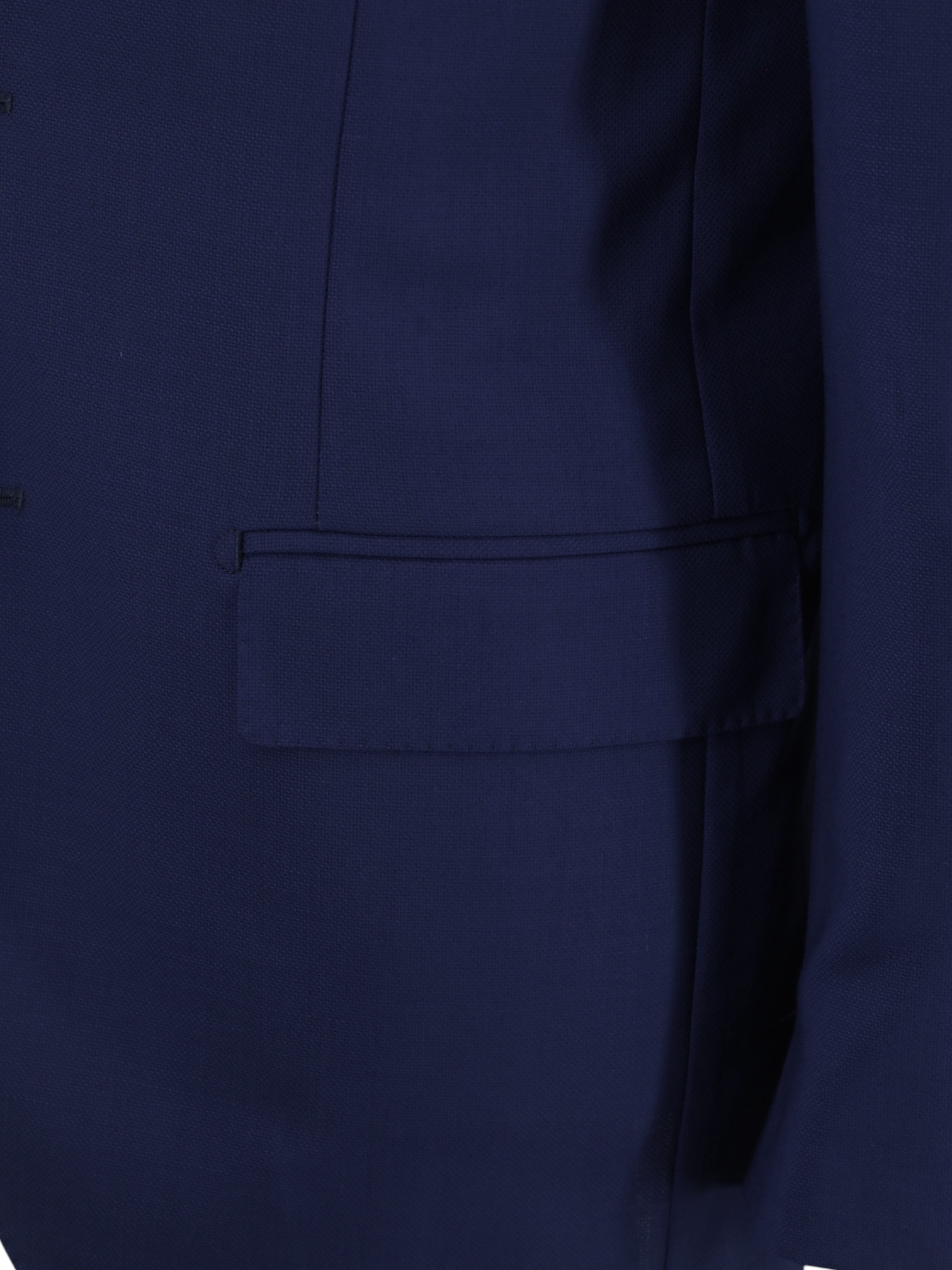 E. Formicola Kings Blue Lightweight-Wool Basket-Weave Suit