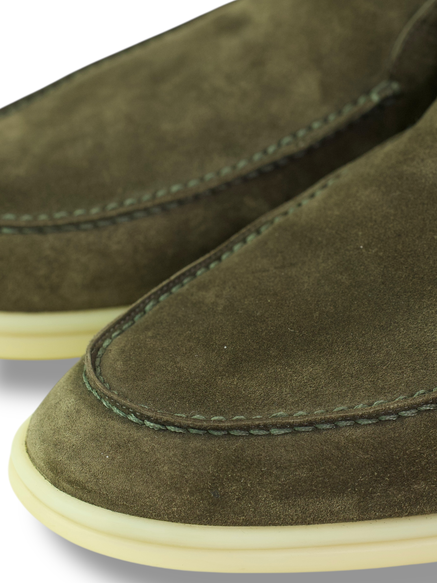 Loro Piana Warm Grey Suede Open Walk Ankle Boots
