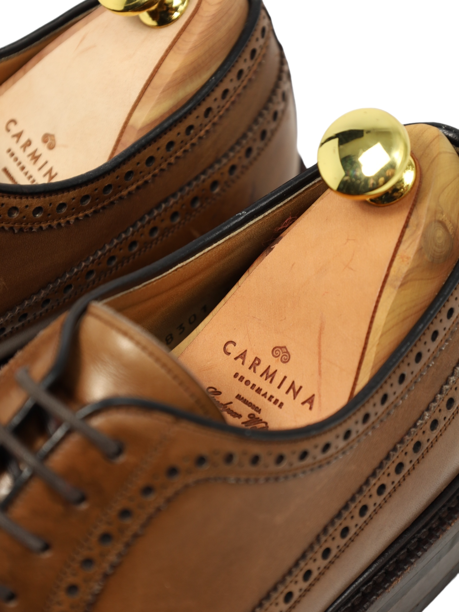 Carmina Brown Derby Brogue Lace-ups