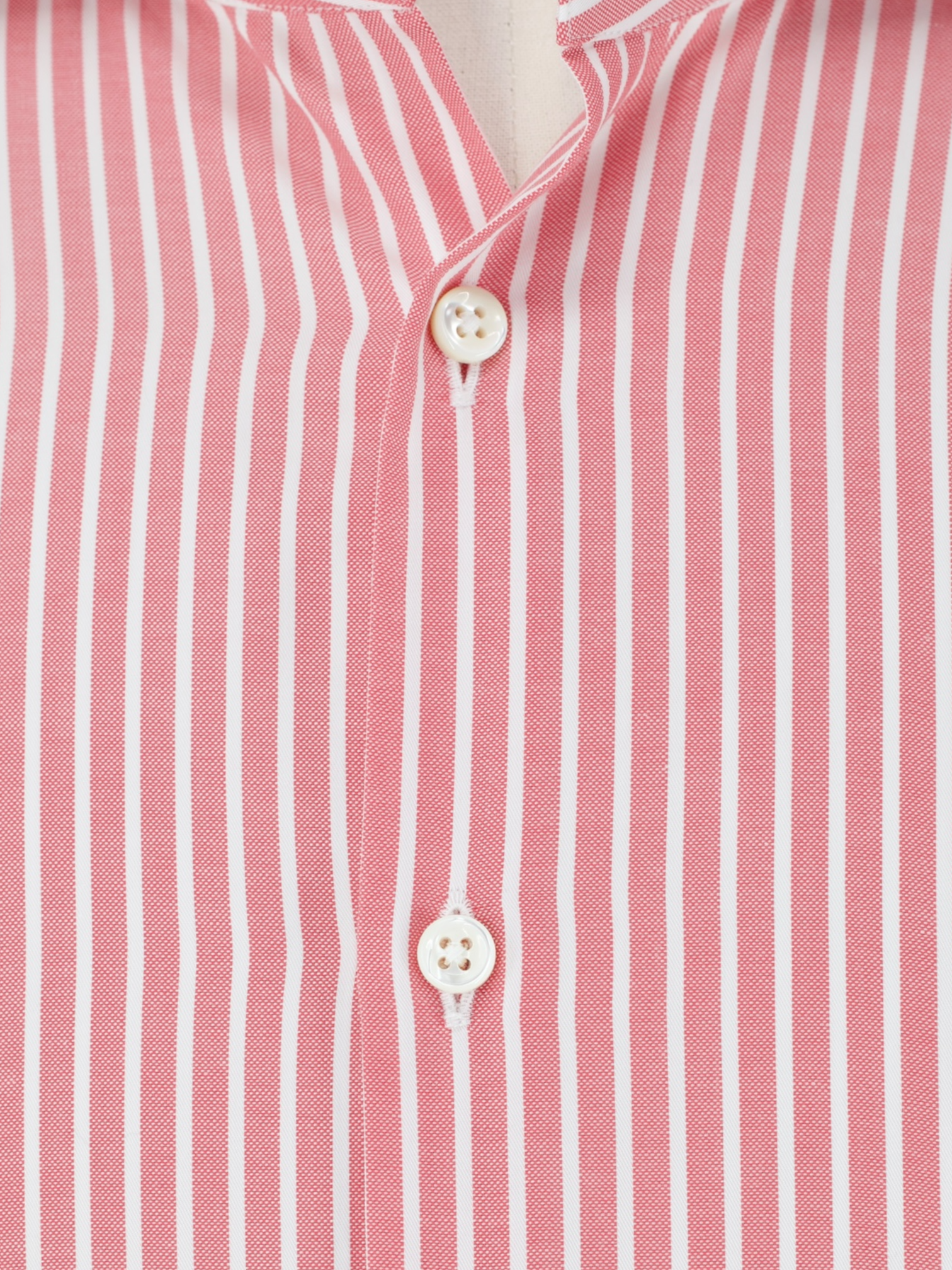 Emanuele Maffeis Pink & White Cotton Candy-Stripe Shirt