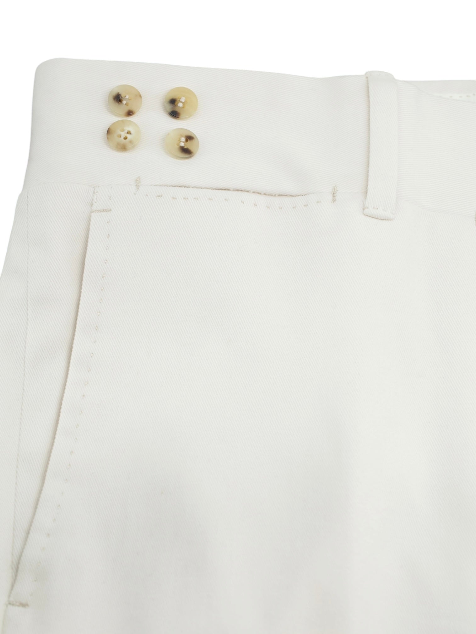 Sartoria Voglio Ecru Heavyweight Cotton-Twill Sartorial Trousers