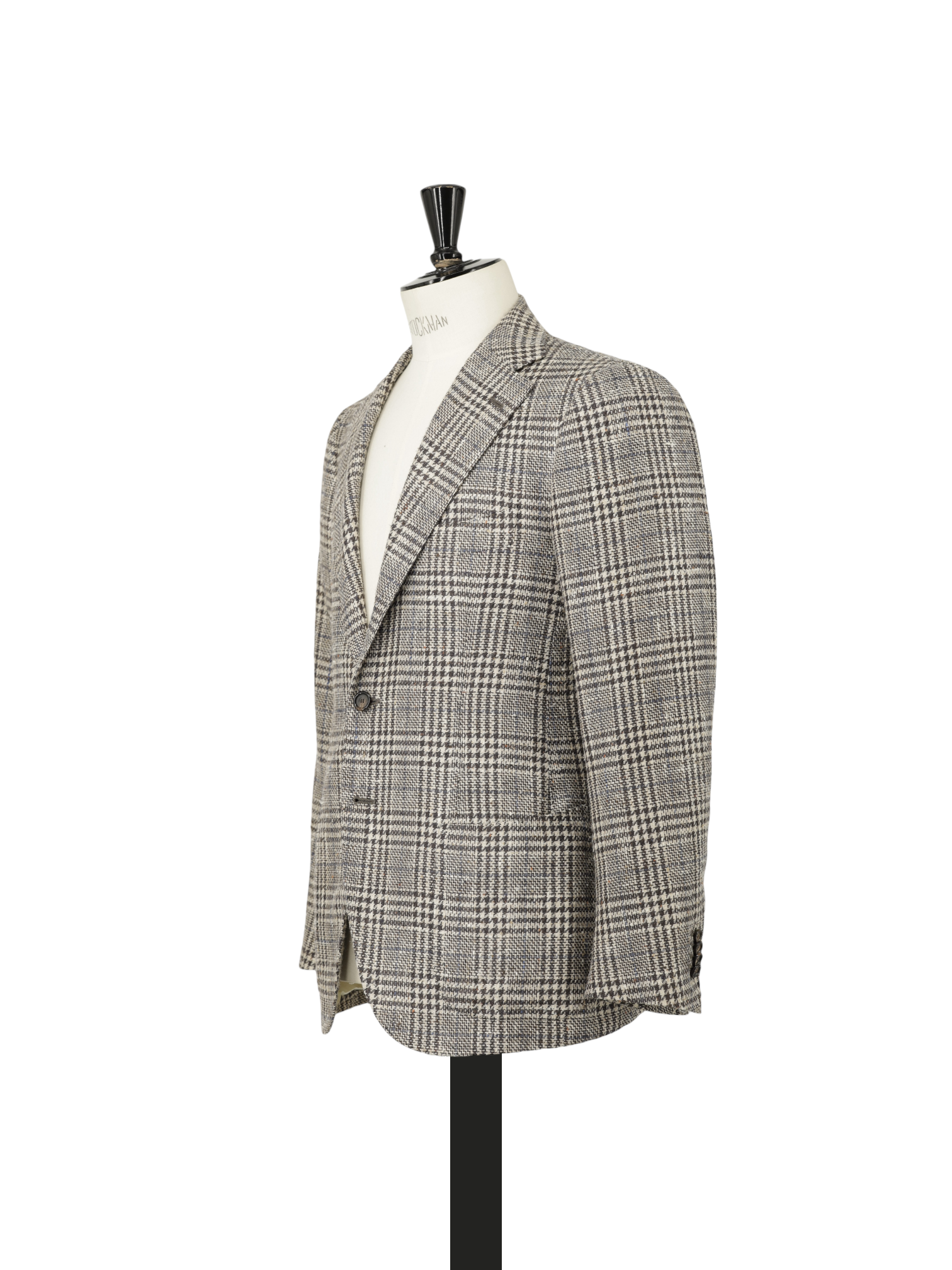 Cesare Attolini Light Brown Silk & Wool Donegal Prince of Wales Jacket