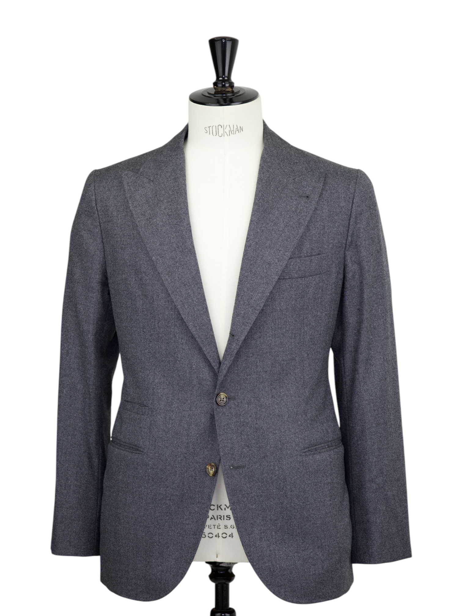 Brunello Cucinelli Grey Worsted Woollen Twill Suit