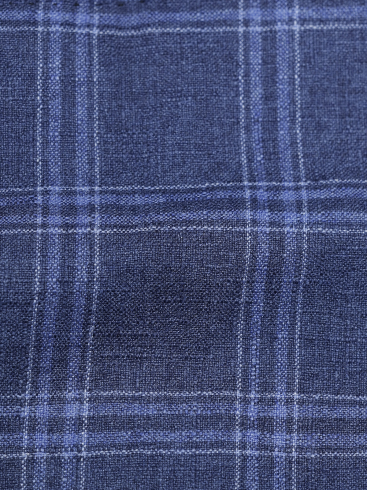 Cesare Attolini Blue Silk & Cashmere Windowpane Jacket