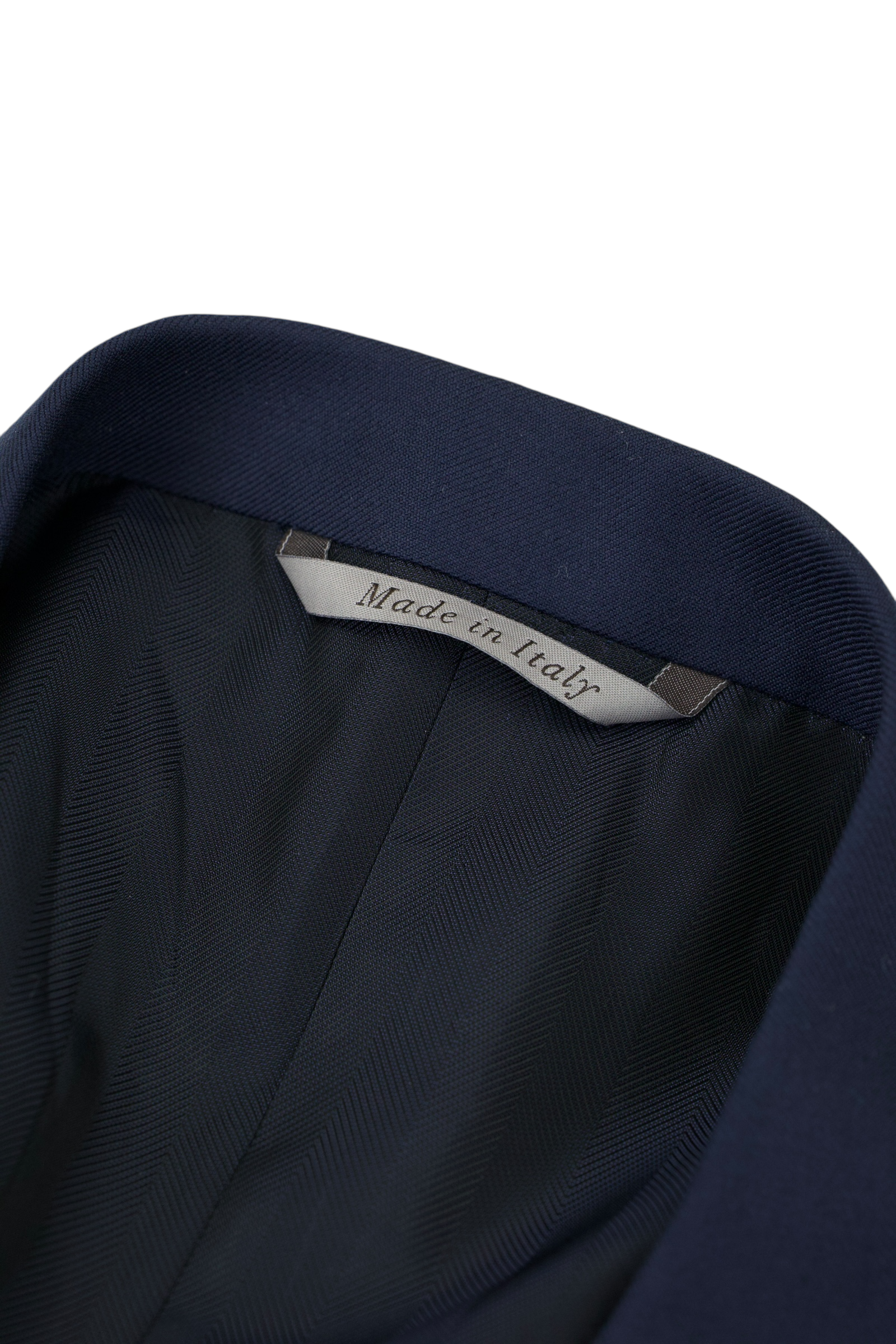 Canali Navy Fine-Wool "Su Misura" Twill Suit + Extra Trousers