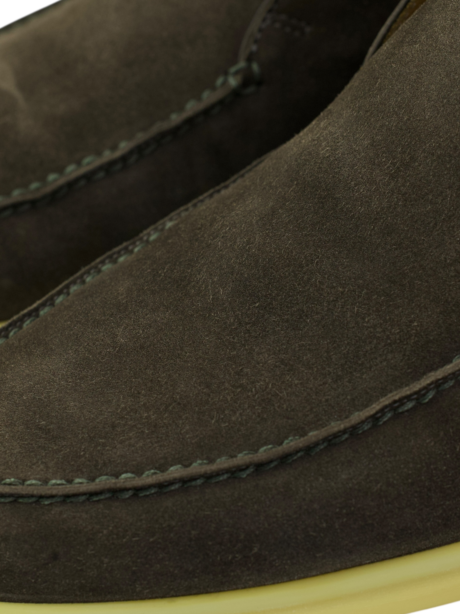 Loro Piana Chocolate Brown Suede Open Walk Ankle Boots