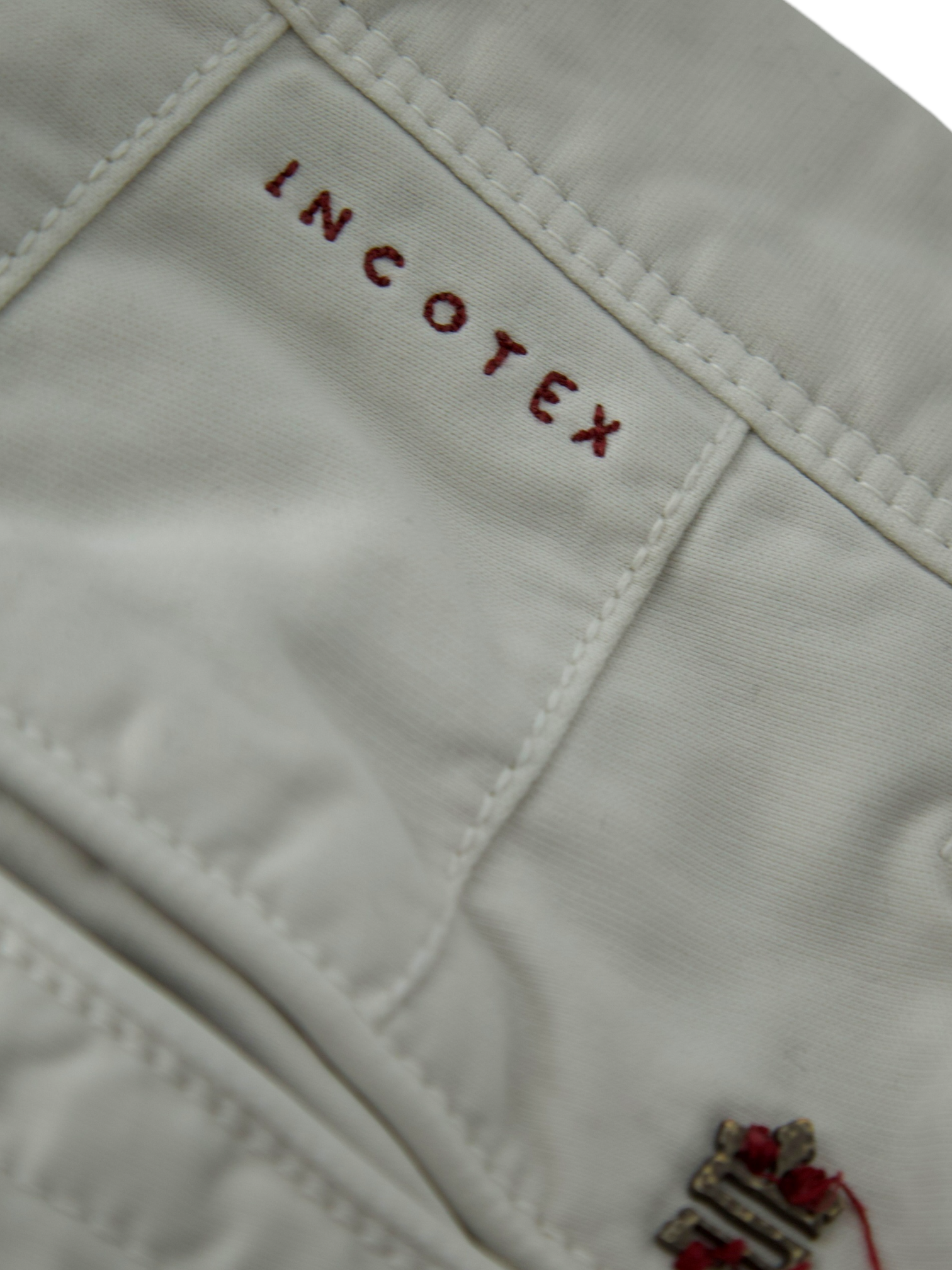 Incotex Ecru Cotton & Strech “Slacks” Chino