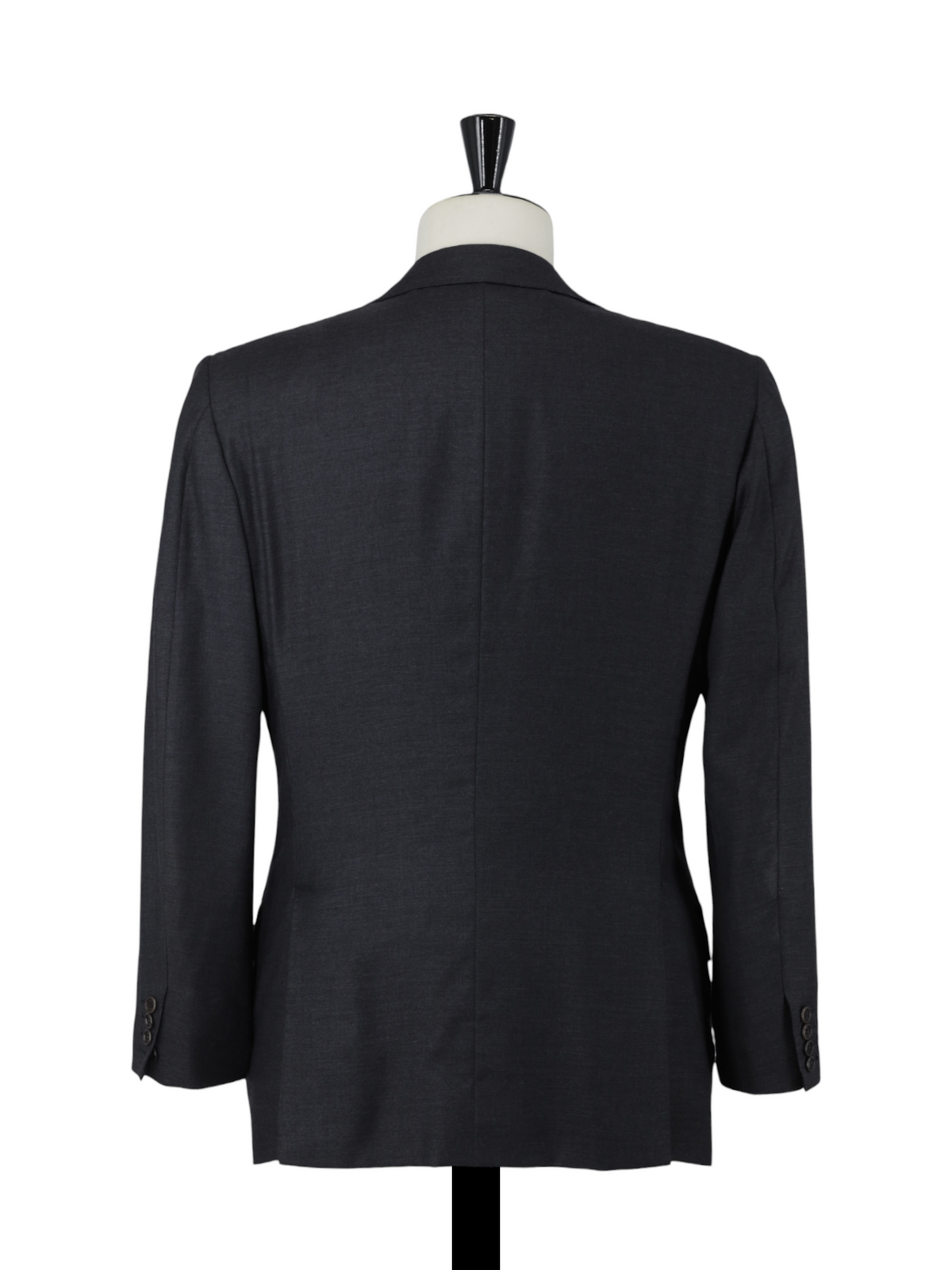 Kiton Charcoal Pure Lightweight-Cashmere Twill Suit