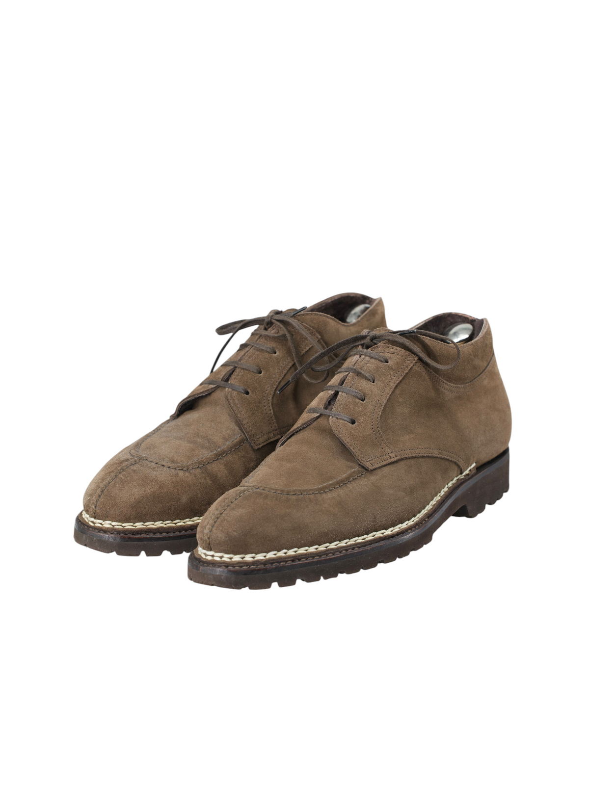 Bontoni Warm Taupe Suede & Castorino-Fur Lining Norvegese Desert Boots