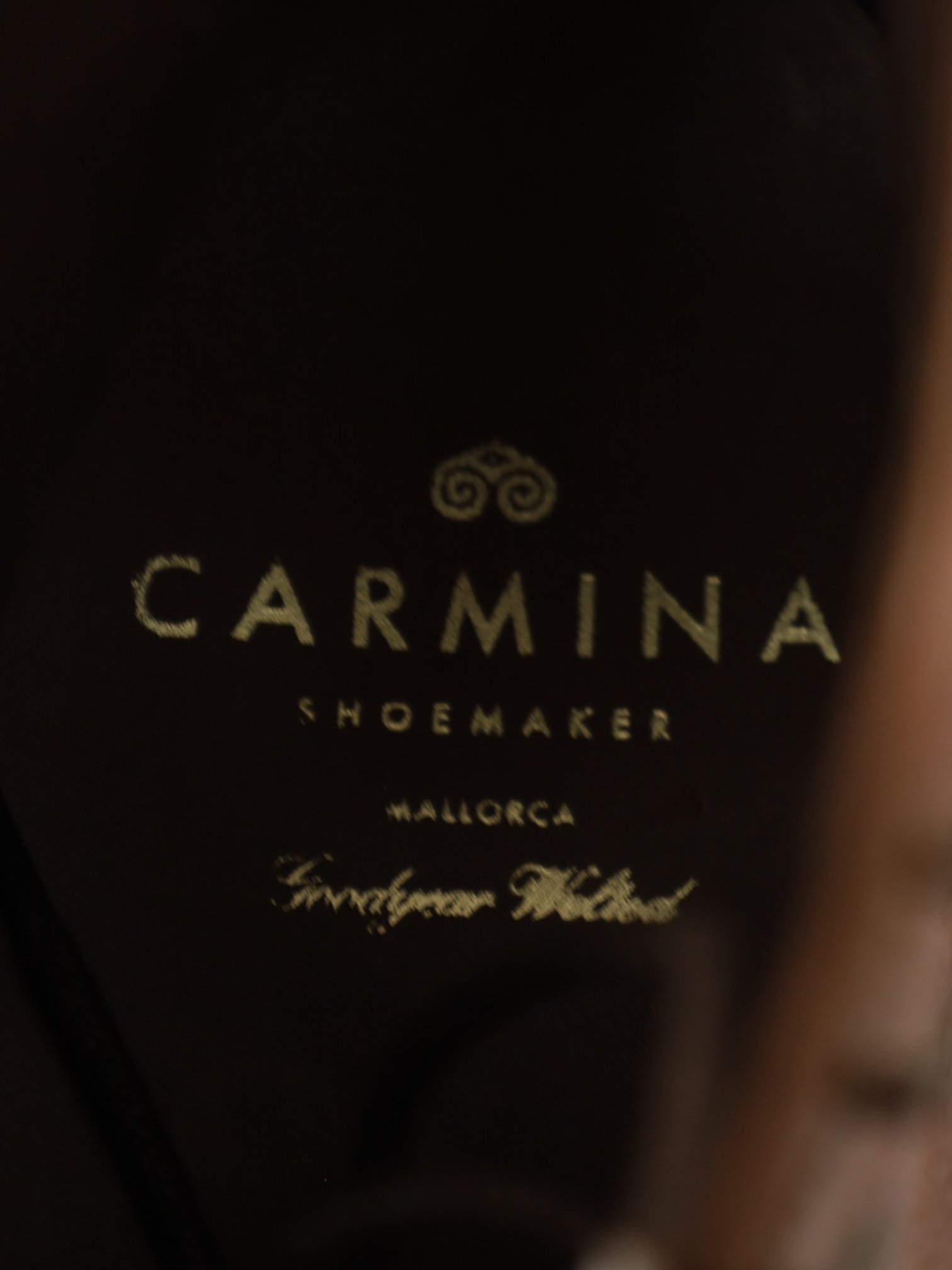 Carmina Cognac Brown Grain Leather Balmoral Boots